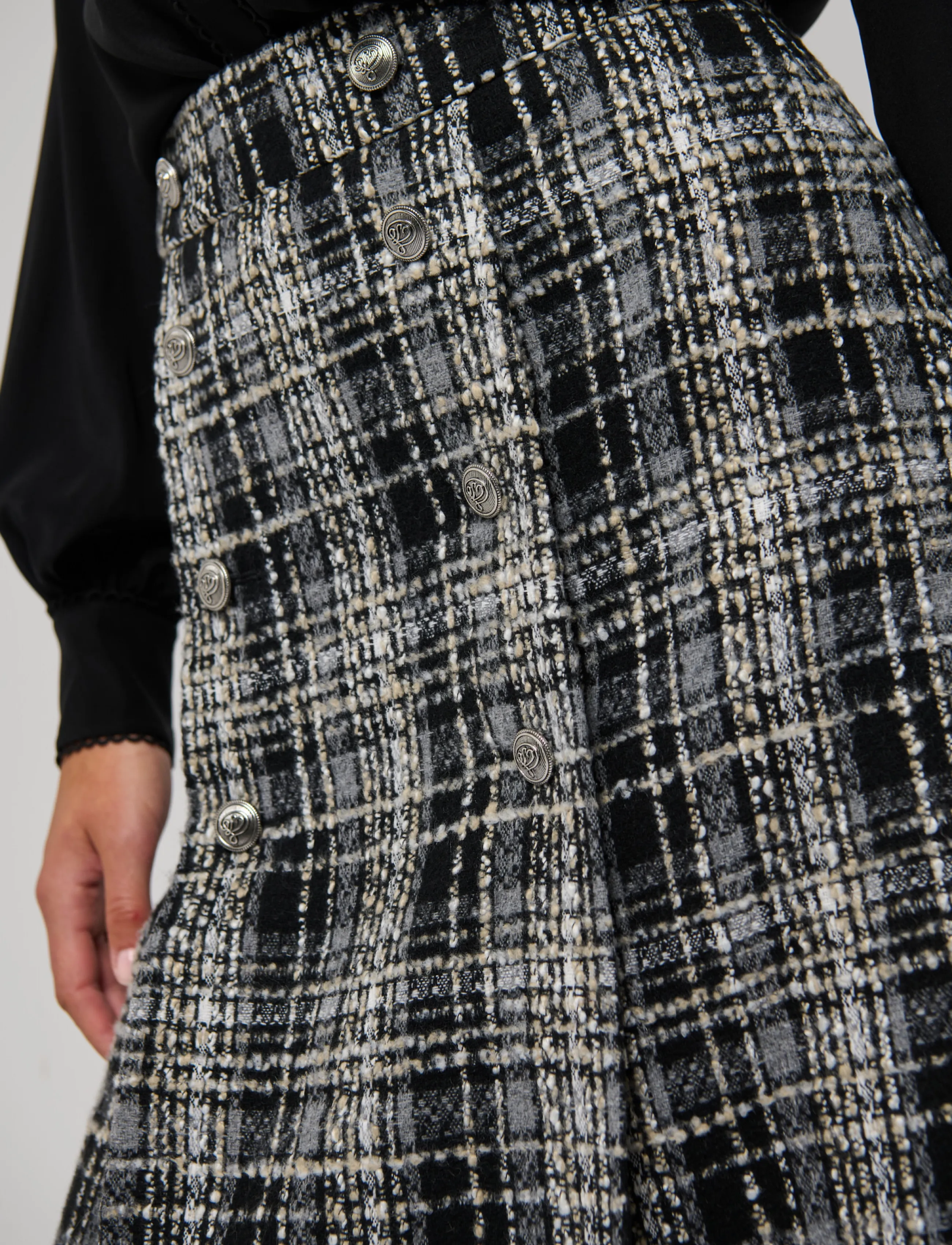 Dea Kudibal - ADELEDEA NS - midi skirts - salt & pepper - 5