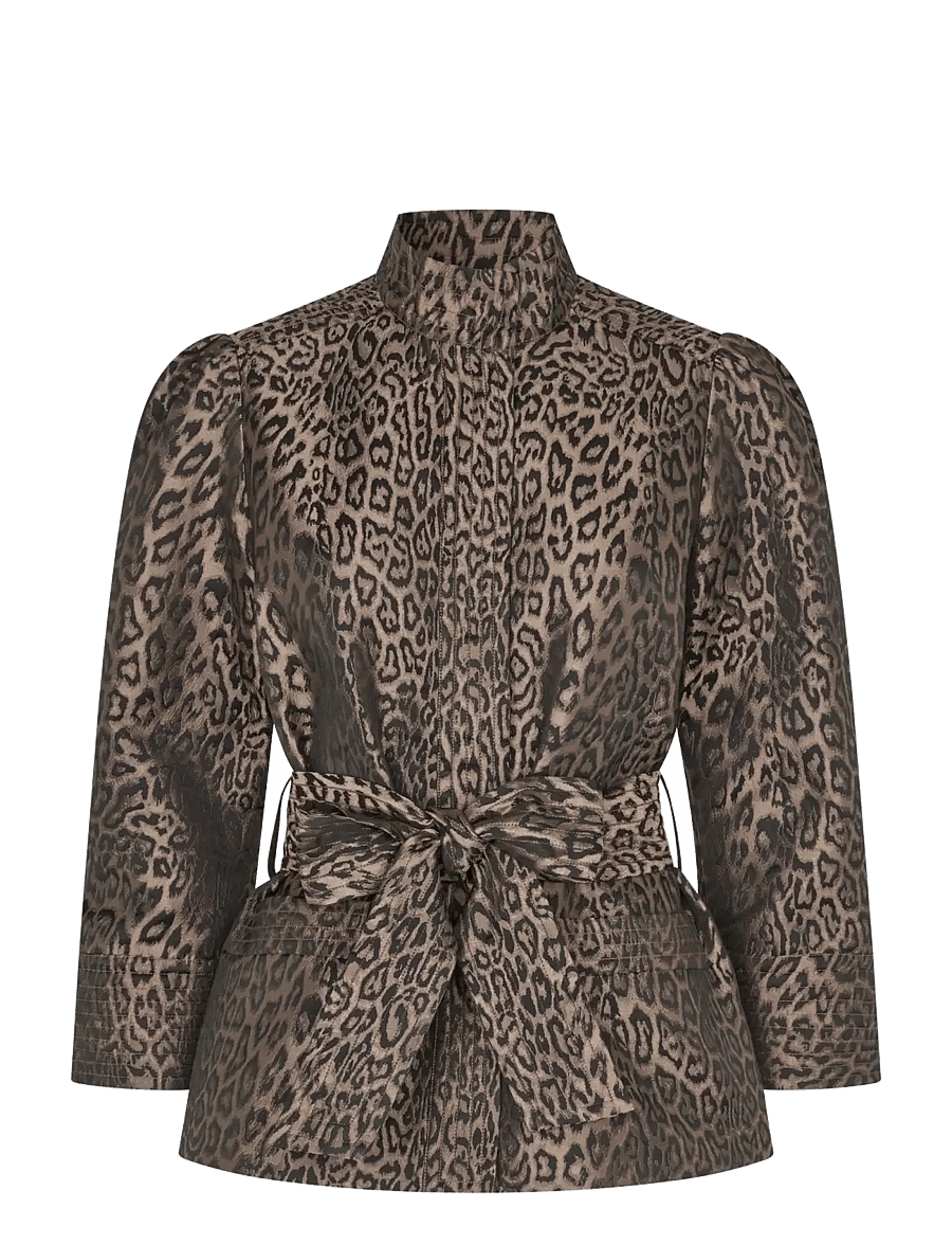 Dea Kudibal - ELLADEA NS - blazer mit gürtel - leo jacquard - 1