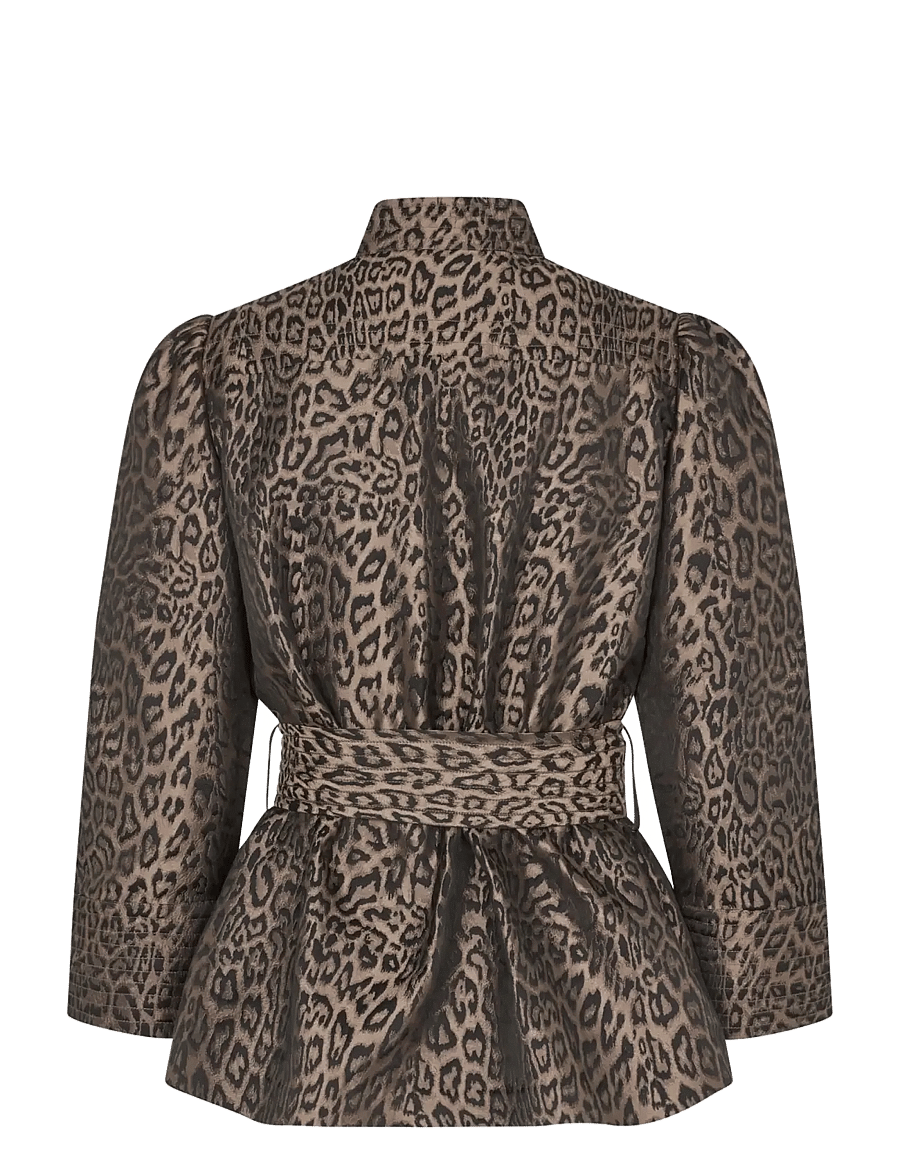 Dea Kudibal - ELLADEA NS - blazer mit gürtel - leo jacquard - 2