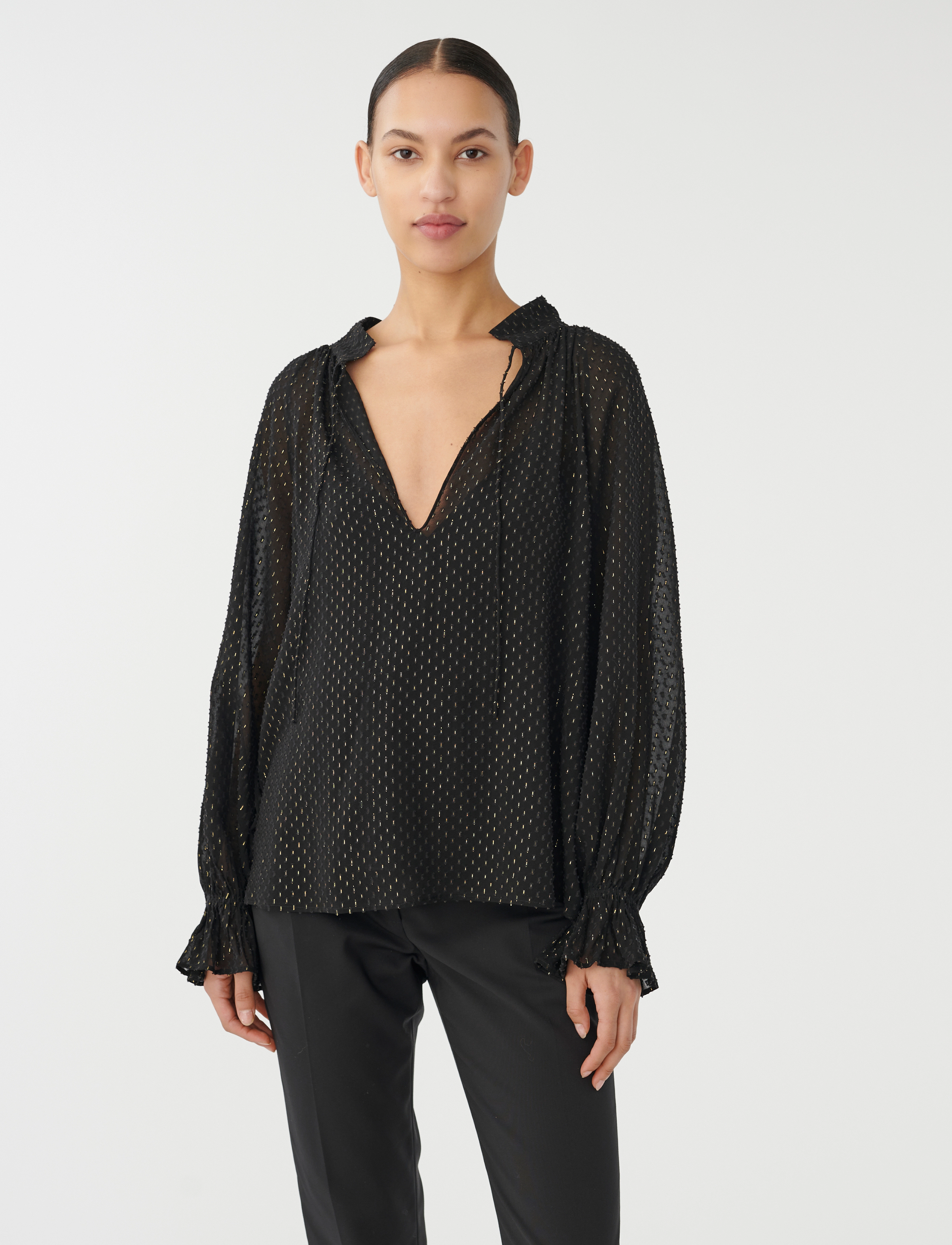 Dea Kudibal - CASSISA - lurex black - 3