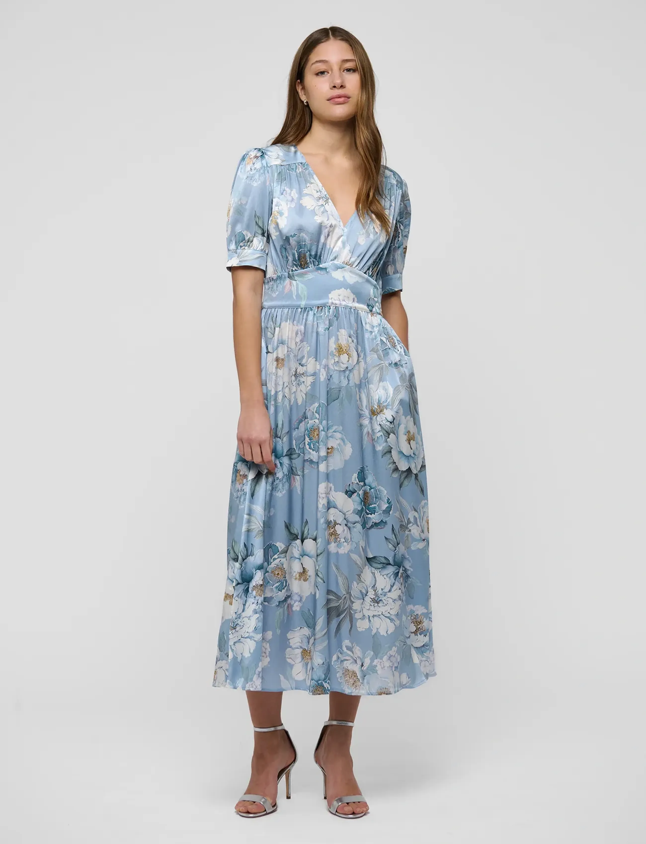 Dea Kudibal LEANDRADEA - Midiklänningar - PAEONIA SKYWAY / blue