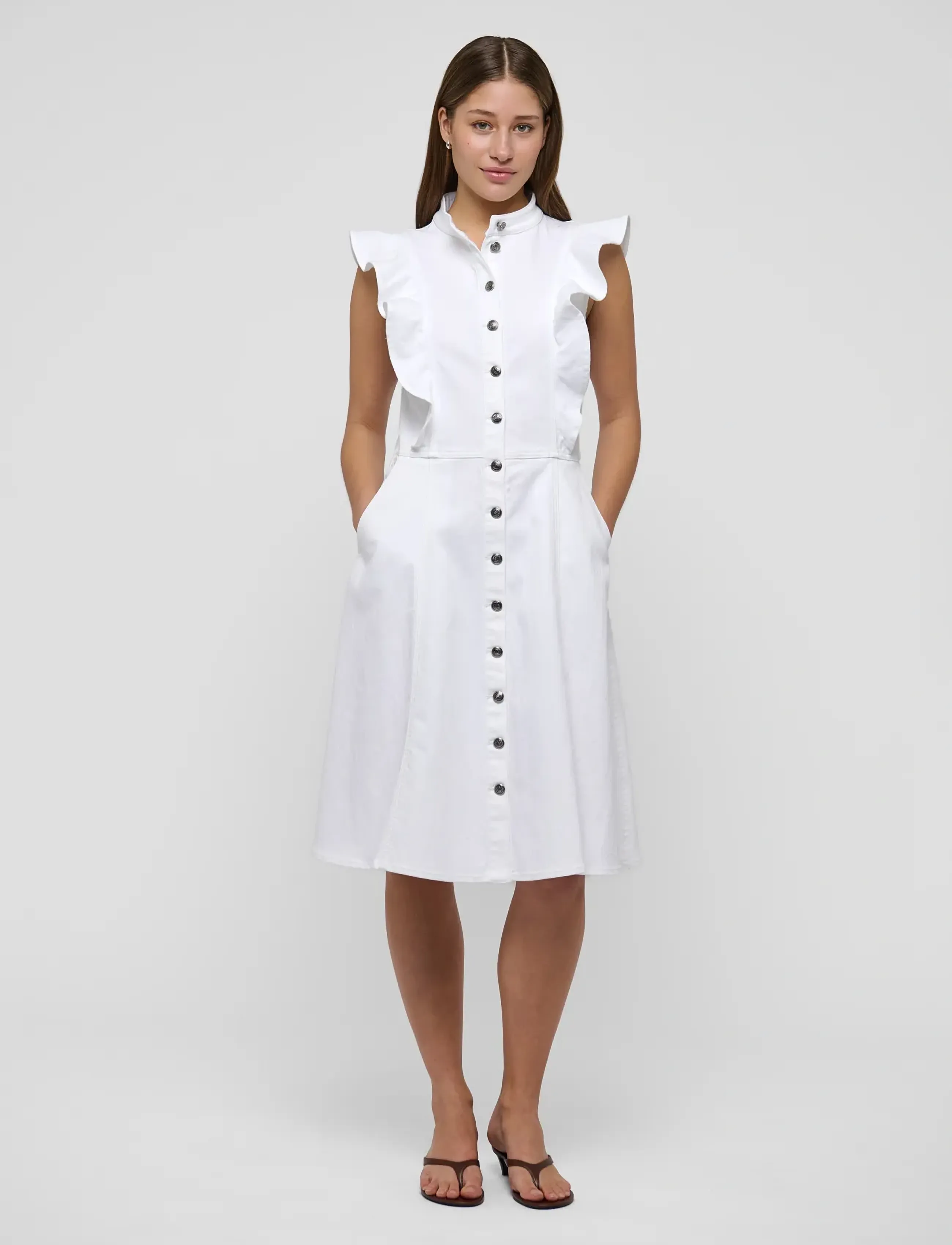 Dea Kudibal MIANADEA - Skjortklänningar - NAT. WHITE / white