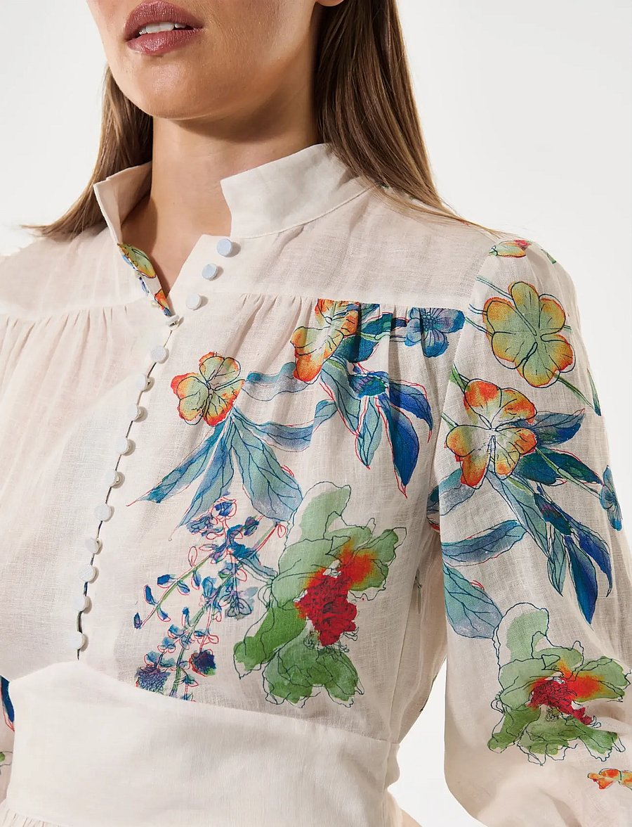 Dea Kudibal - ALONDRADEA NS - skjortklänningar - floral leche - 4