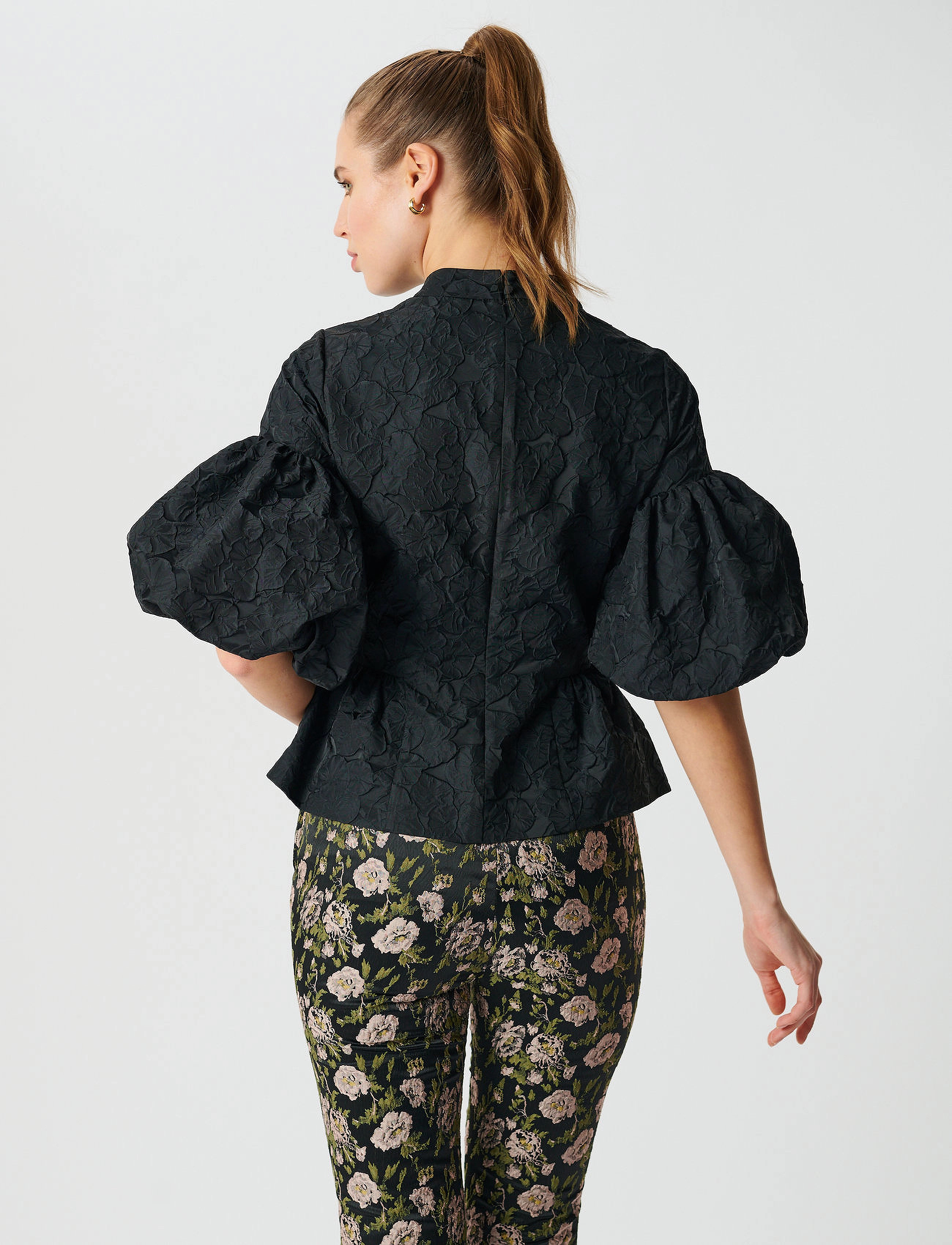 Dea Kudibal - MARTINA NS - kortærmede bluser - black - 3