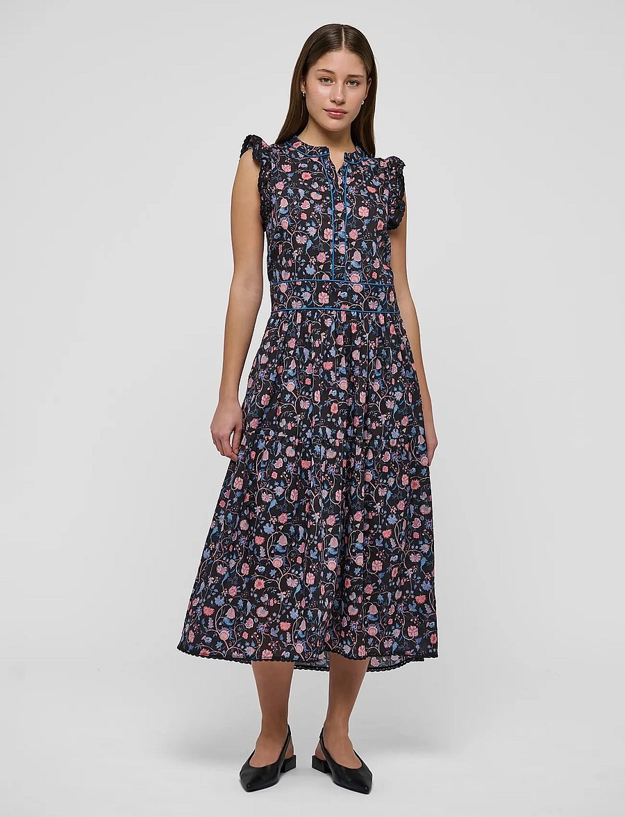 Dea Kudibal - BRIGITTASDEA NS - sommerkleider - chintz black - 0