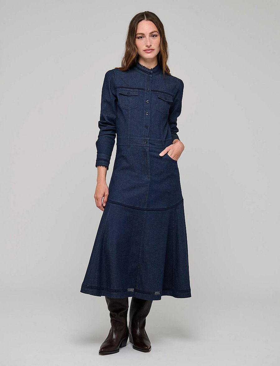 Dea Kudibal - AUGUSTADEA - jeanskleider - chambray blue - 0