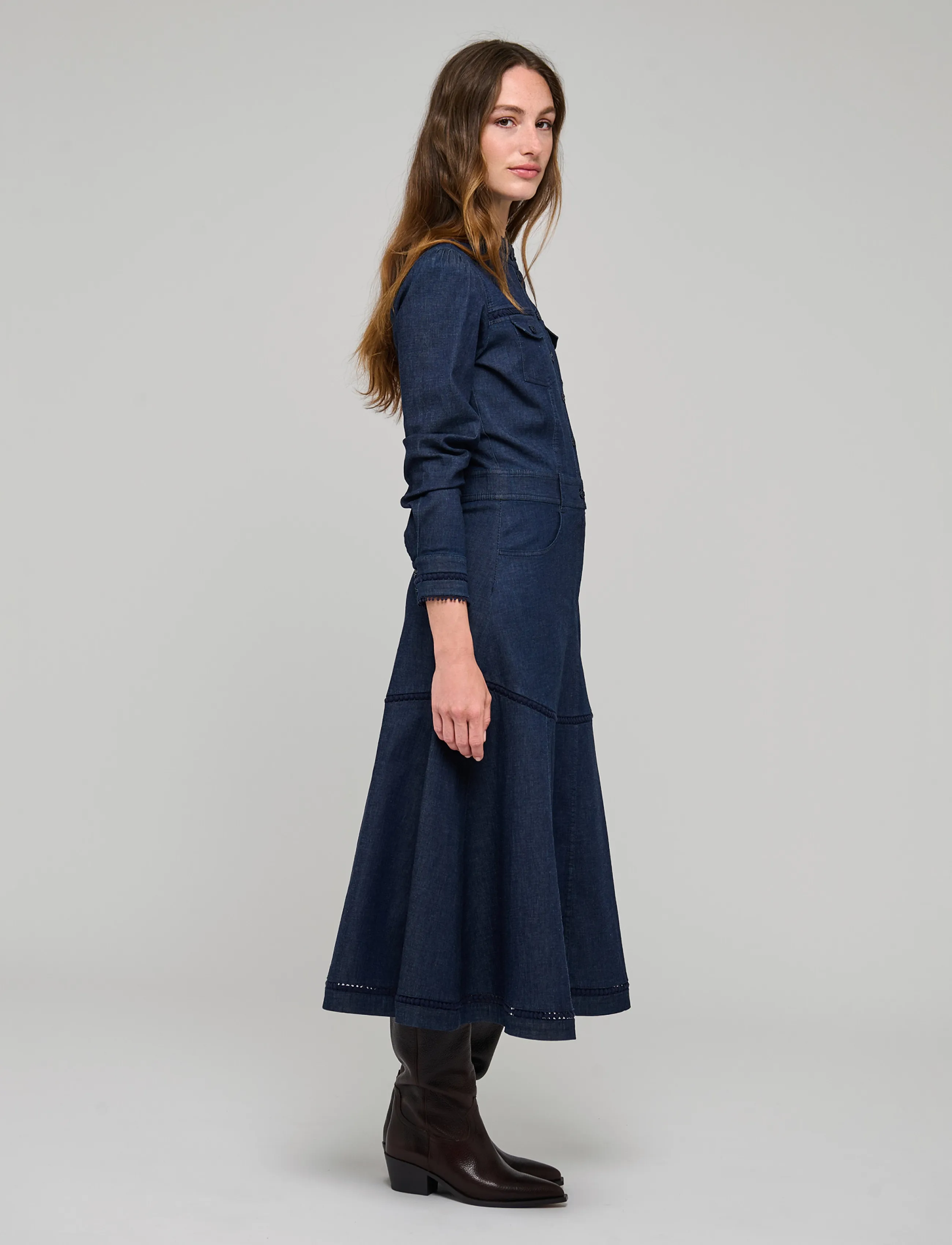 Dea Kudibal - AUGUSTADEA - jeanskleider - chambray blue - 3