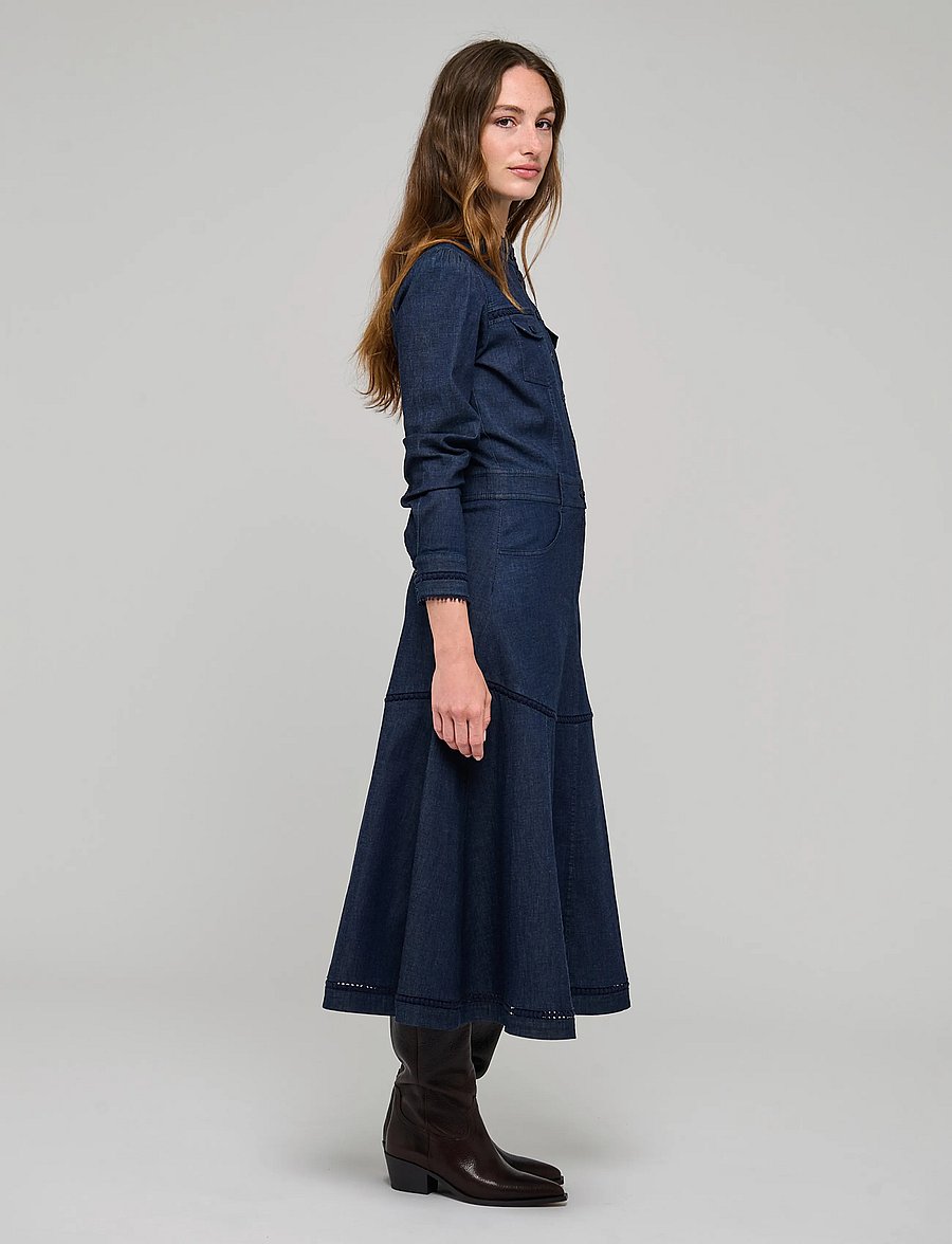Dea Kudibal - AUGUSTADEA - jeanskleider - chambray blue - 3