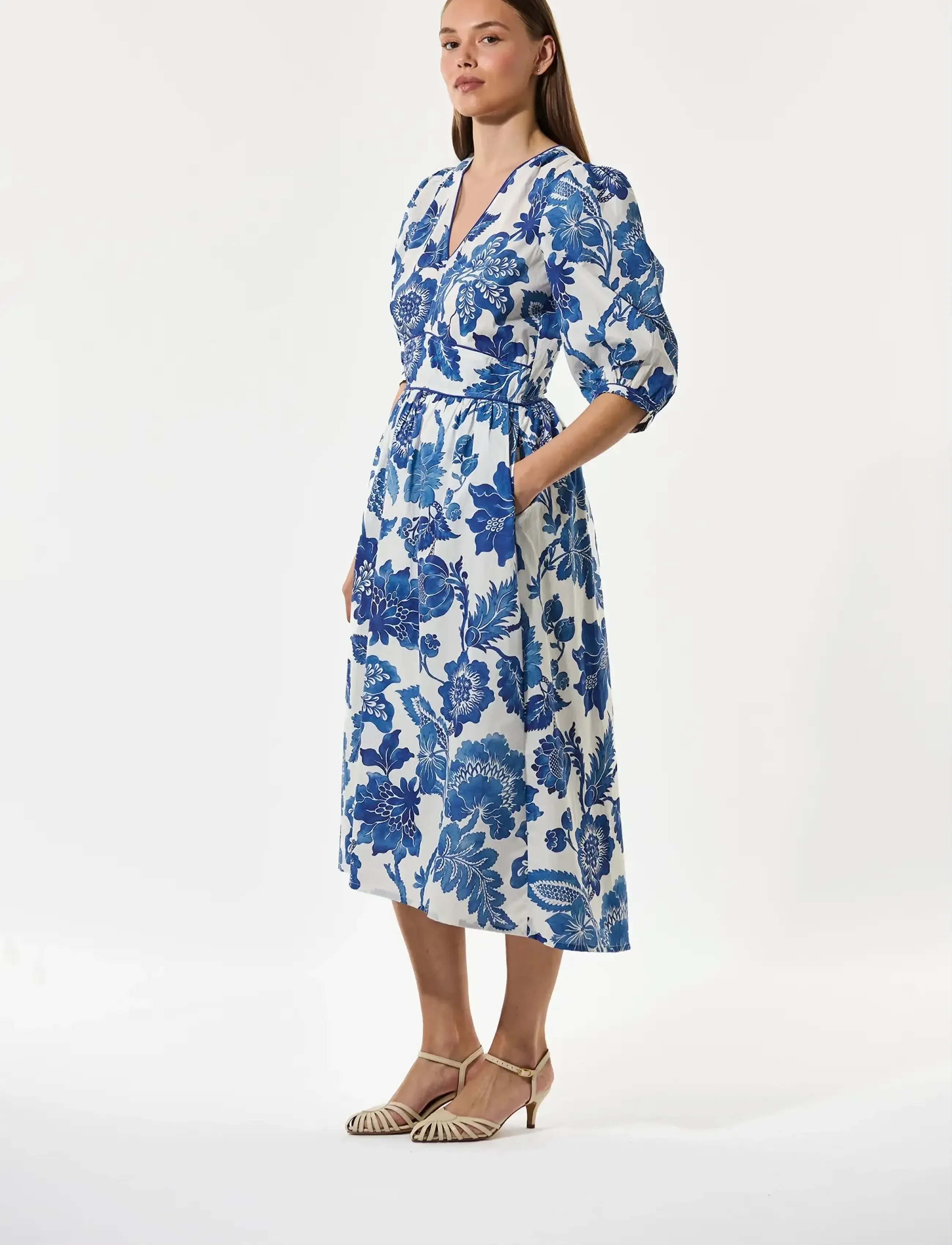 Dea Kudibal ROSALINADEA NS - Kjoler - BLOOM MIDNIGHT / blue