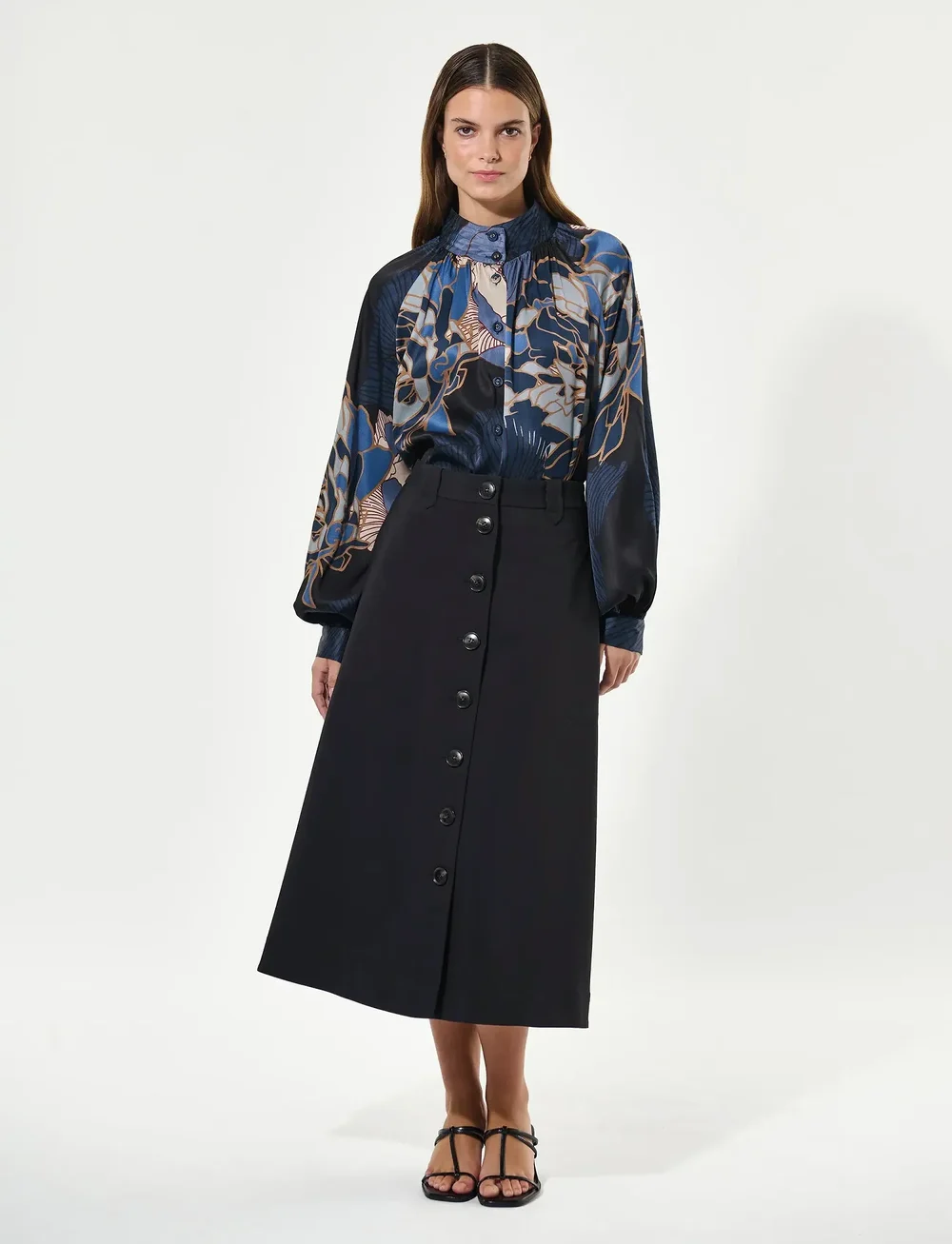 Dea Kudibal - NITADEA - långärmade blusar - alepidia blue - 0