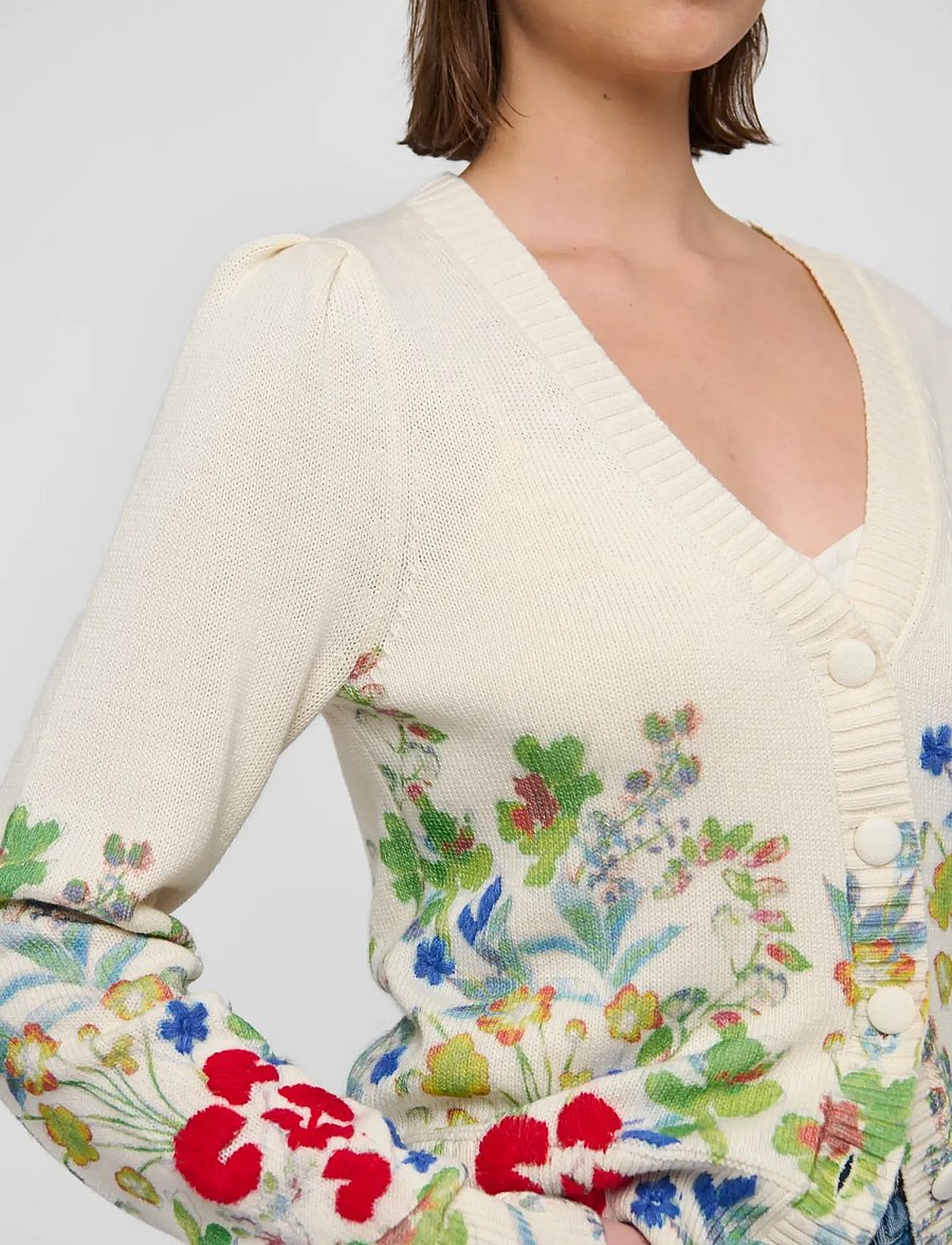 Dea Kudibal - MALINASDEA - strickjacken - floral - 4