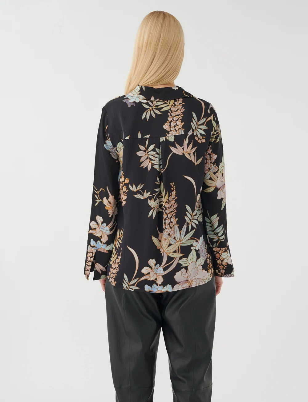 Dea Kudibal - JANETDEA - long sleeved blouses - mimosa black - 3
