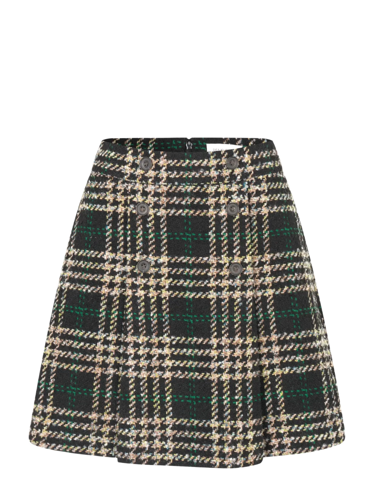 Dea Kudibal PATRIZIADEA NS - Clothing - DOBBY CHECK BOUCLE / black