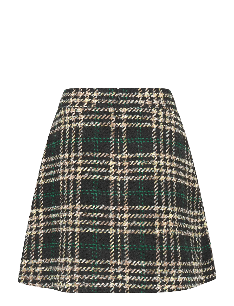 Dea Kudibal - PATRIZIADEA NS - plisserede nederdele - dobby check boucle - 2