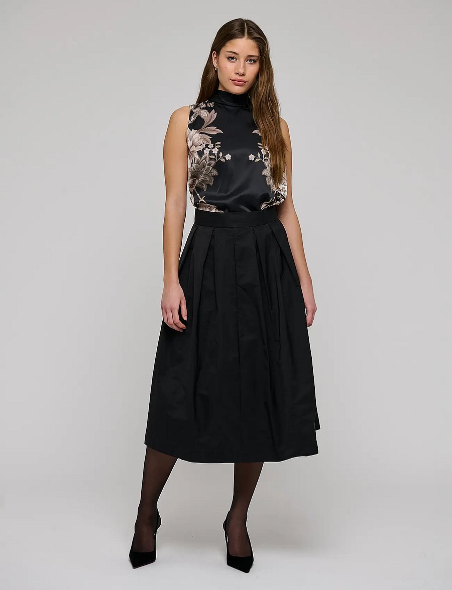 Dea Kudibal - ANONADEA NS - plisseeritud seelikud - black taffeta - 0
