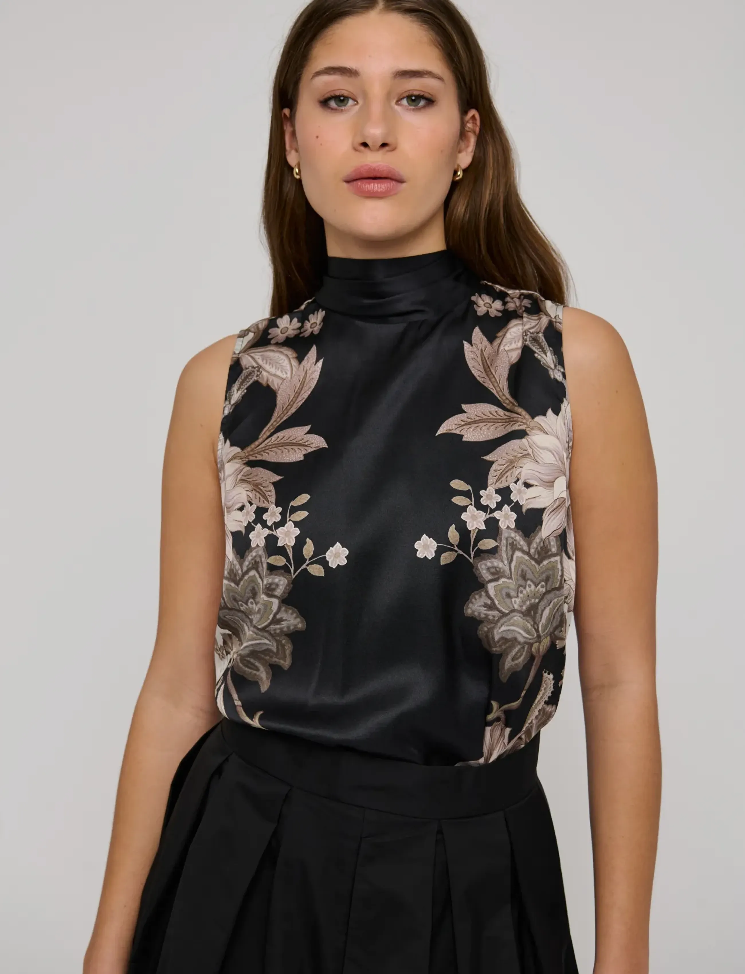 Dea Kudibal - LUCIADEA - Ärmlösa blusar - fiorenne mocha - 0