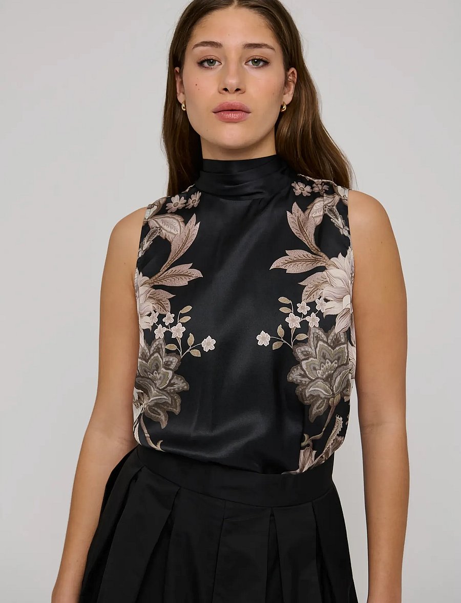 Dea Kudibal - LUCIADEA - Ärmlösa blusar - fiorenne mocha - 0