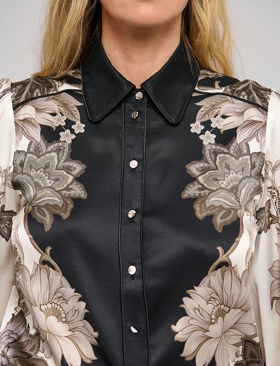 Dea Kudibal - UMASDEA - langærmede bluser - fiorenne mocha - 5