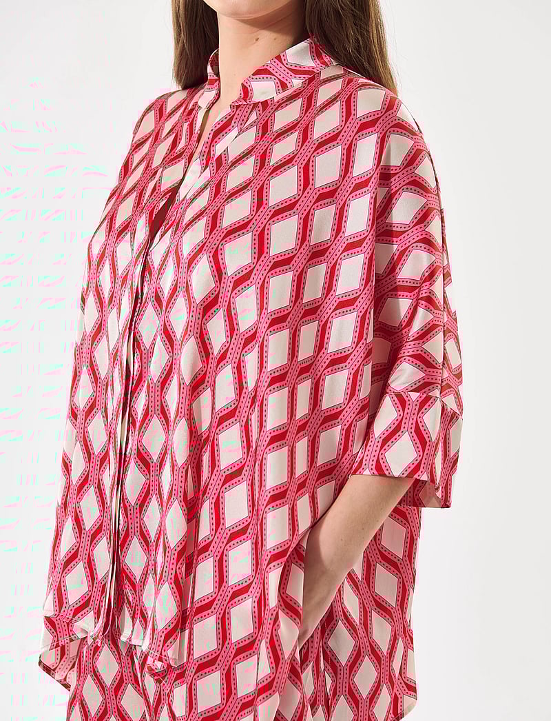 Dea Kudibal - MANDYDEA - lühikeste varrukatega pluusid - brillante pink - 5