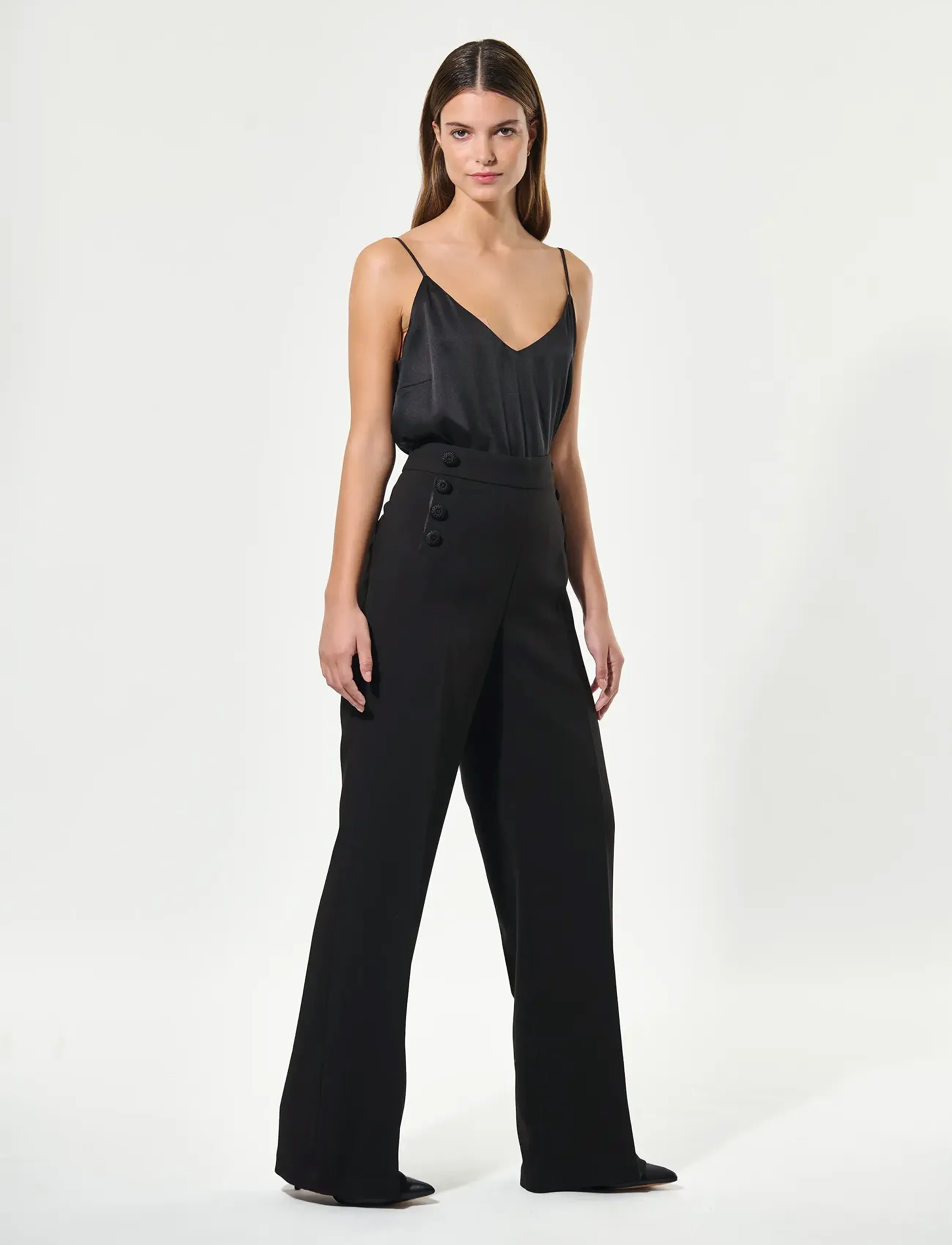 Dea Kudibal - ISOBELDEA - straight leg hosen - black - 3