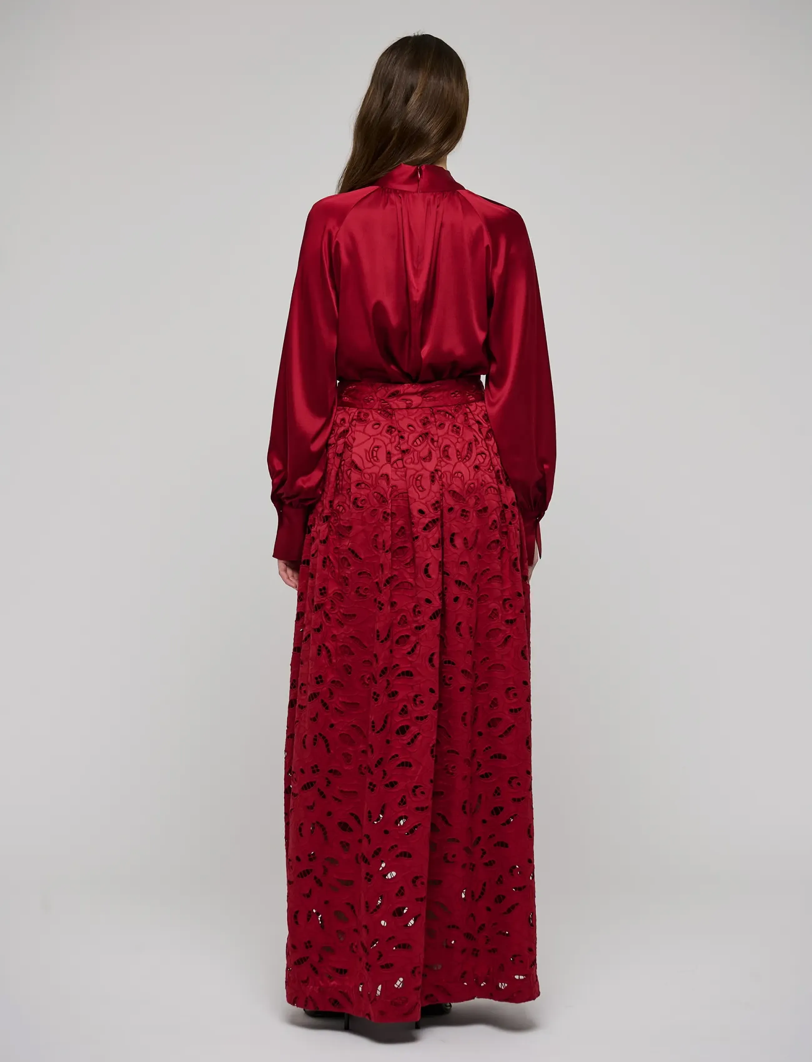 Dea Kudibal - MADELAINEDEA - langærmede bluser - cranberry - 4