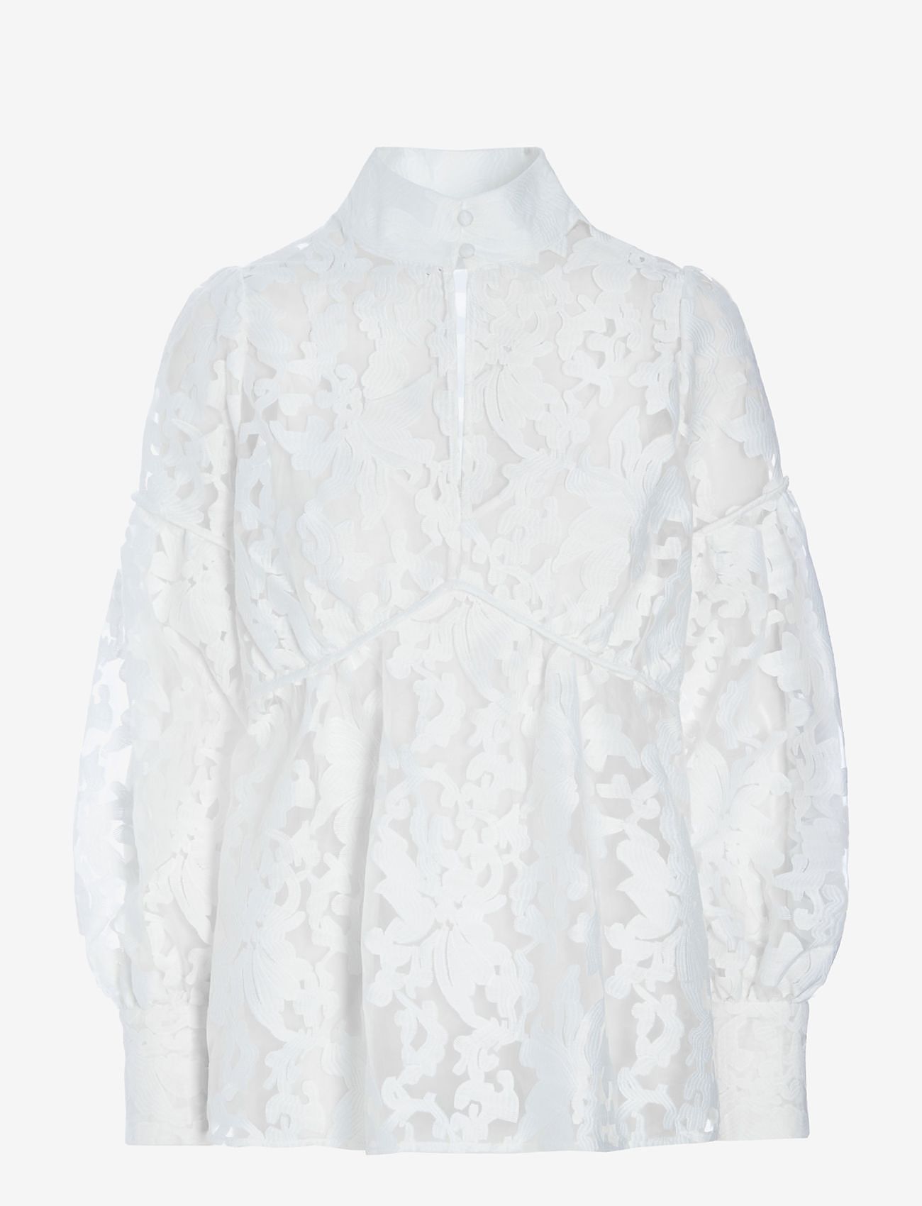Dea Kudibal - MAXINE NS - blouses met lange mouwen - fleur nat. white - 0