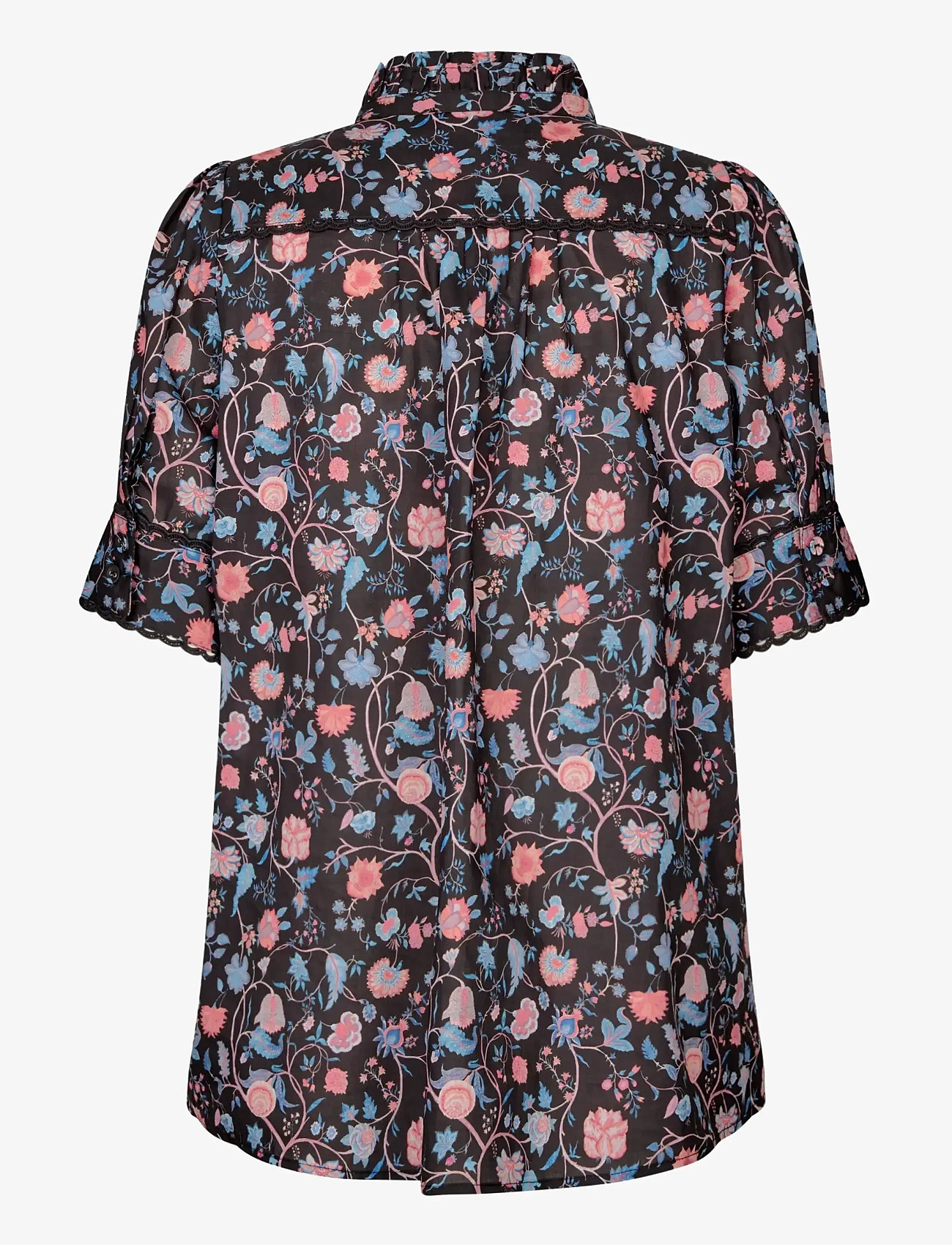 Dea Kudibal - ROBERTASDEA NS - kurzämlige blusen - chintz black - 2