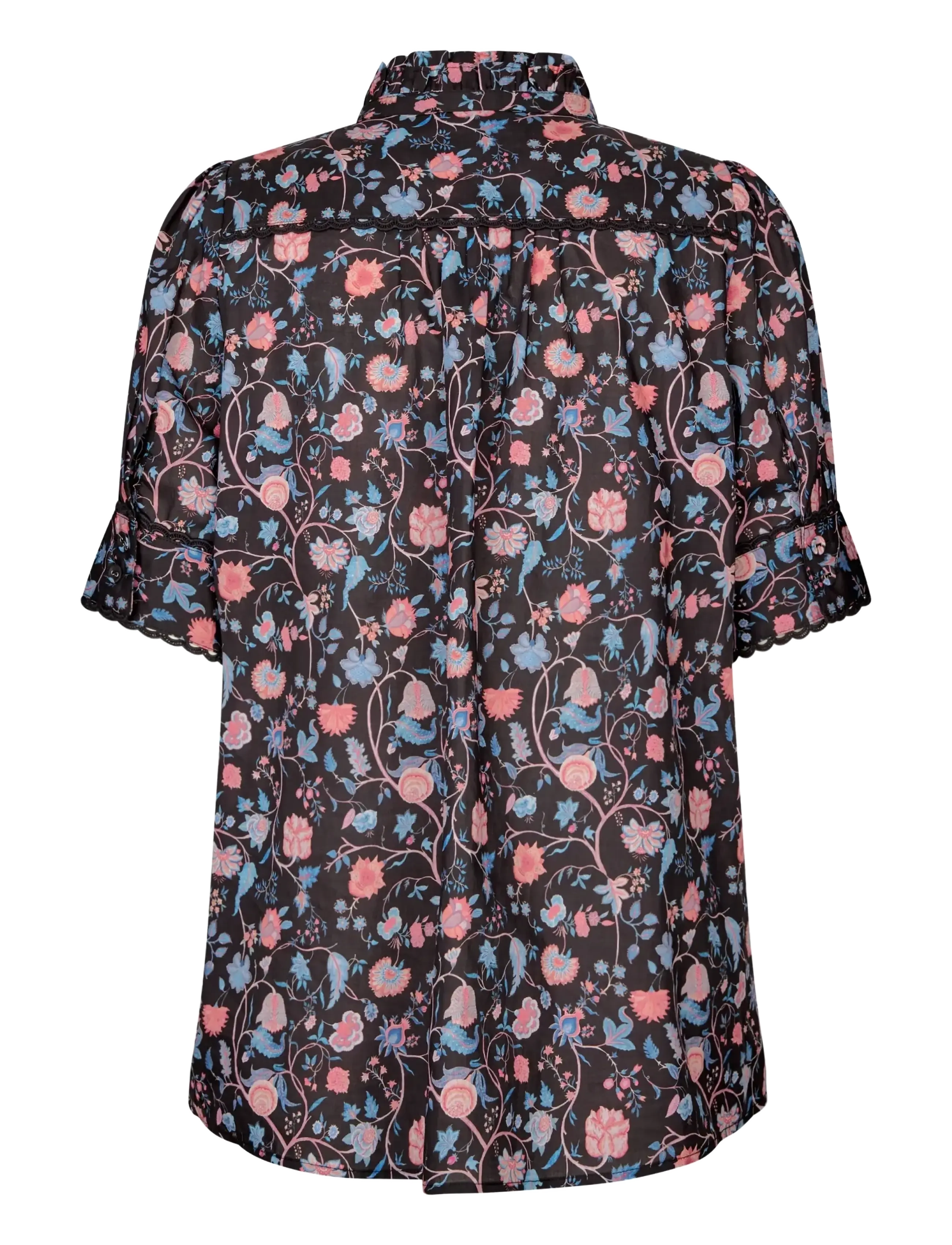 Dea Kudibal - ROBERTASDEA NS - kortärmade blusar - chintz black - 2