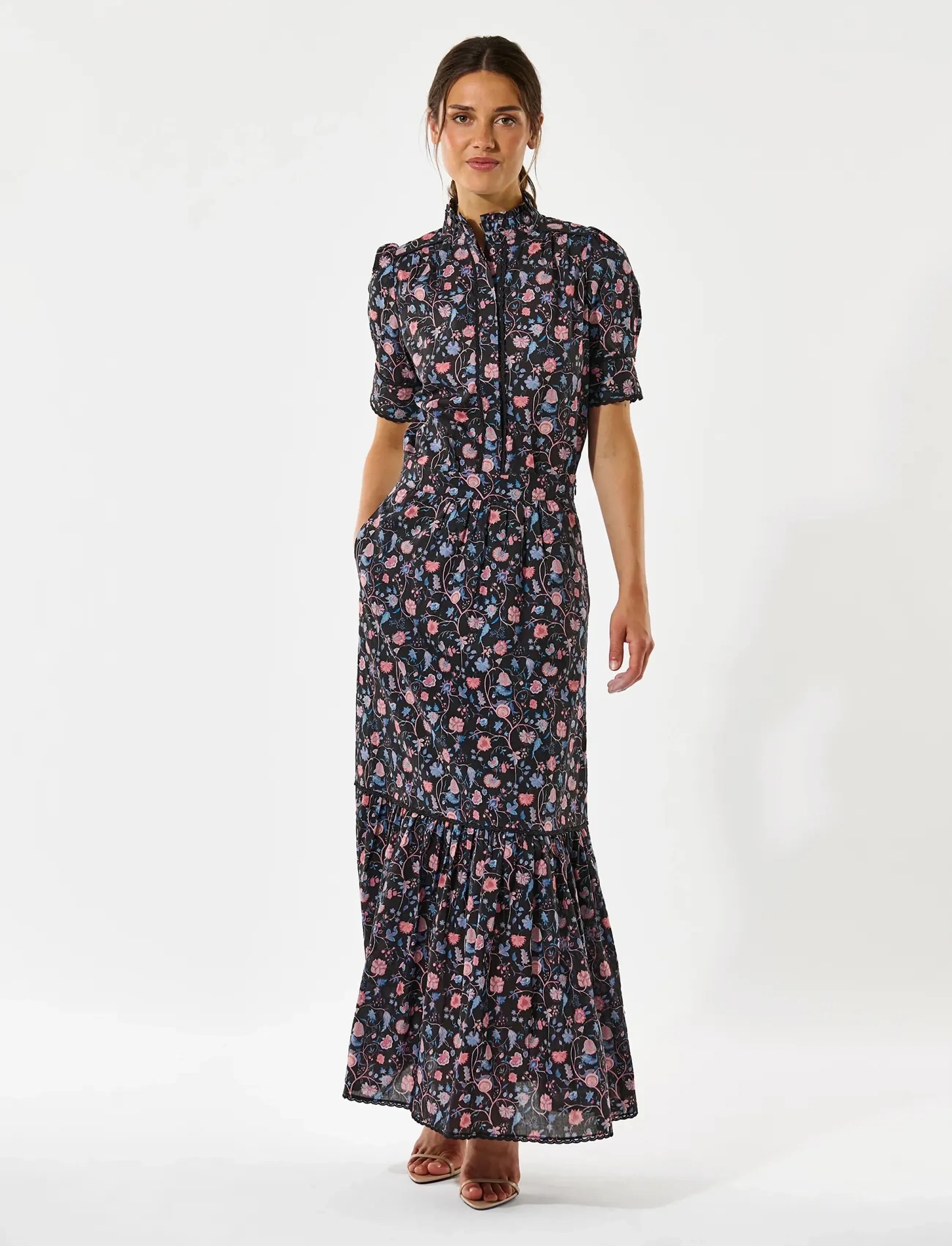 Dea Kudibal ROBERTASDEA NS - Short-sleeved blouses - CHINTZ BLACK / black