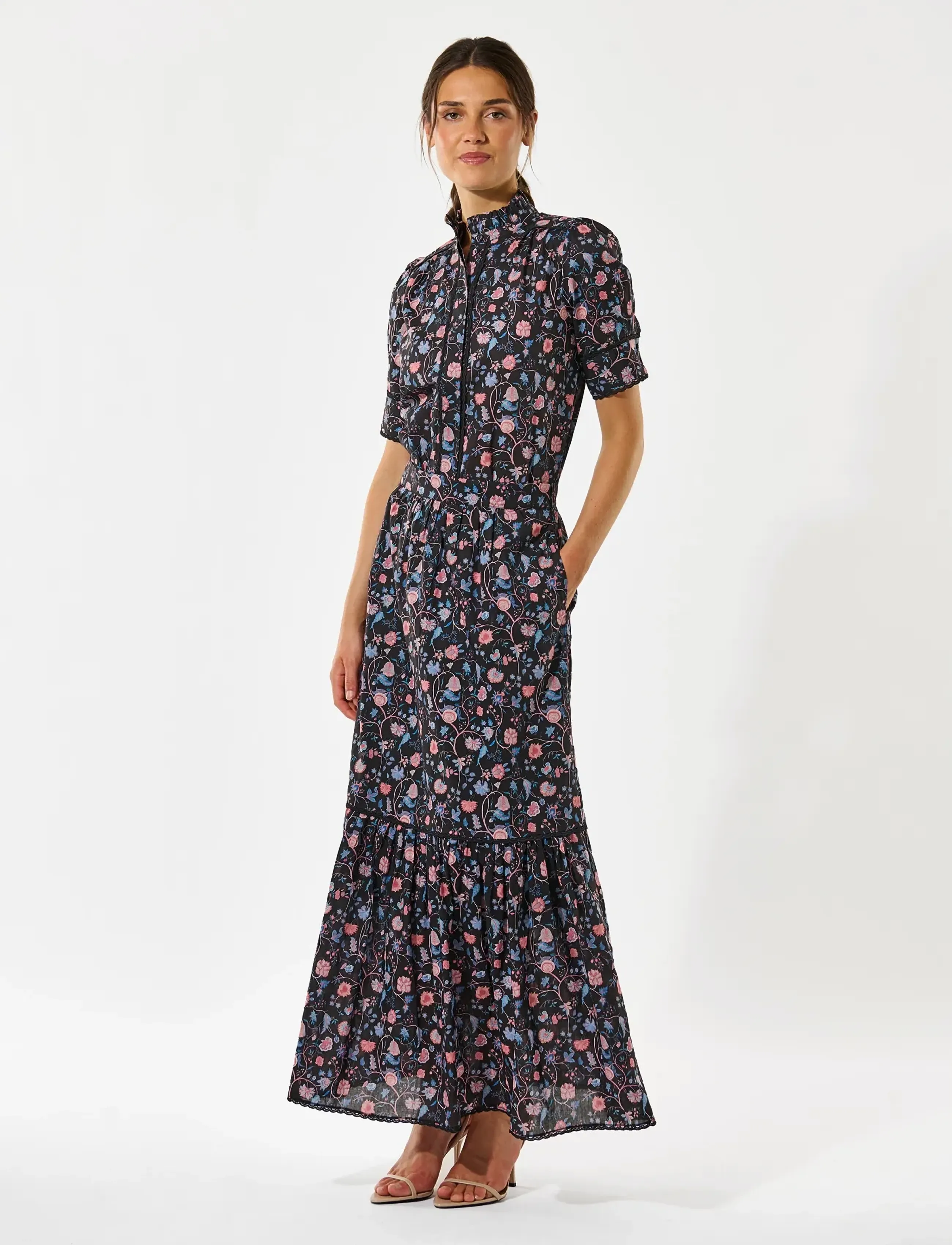 Dea Kudibal - ROBERTASDEA NS - kortärmade blusar - chintz black - 3