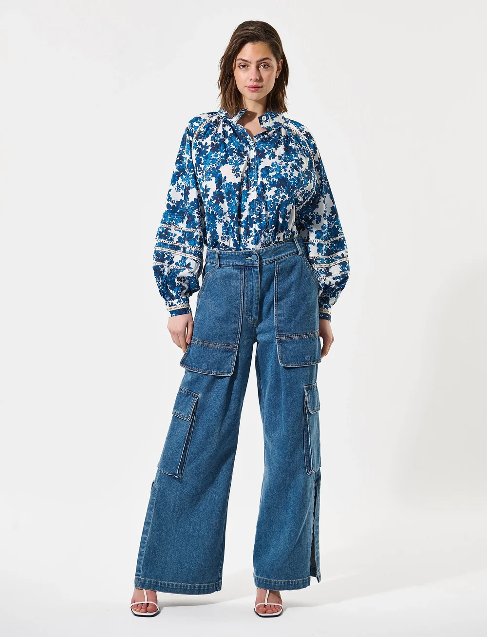 Dea Kudibal - NITADEA NS - long sleeved blouses - floret space - 0