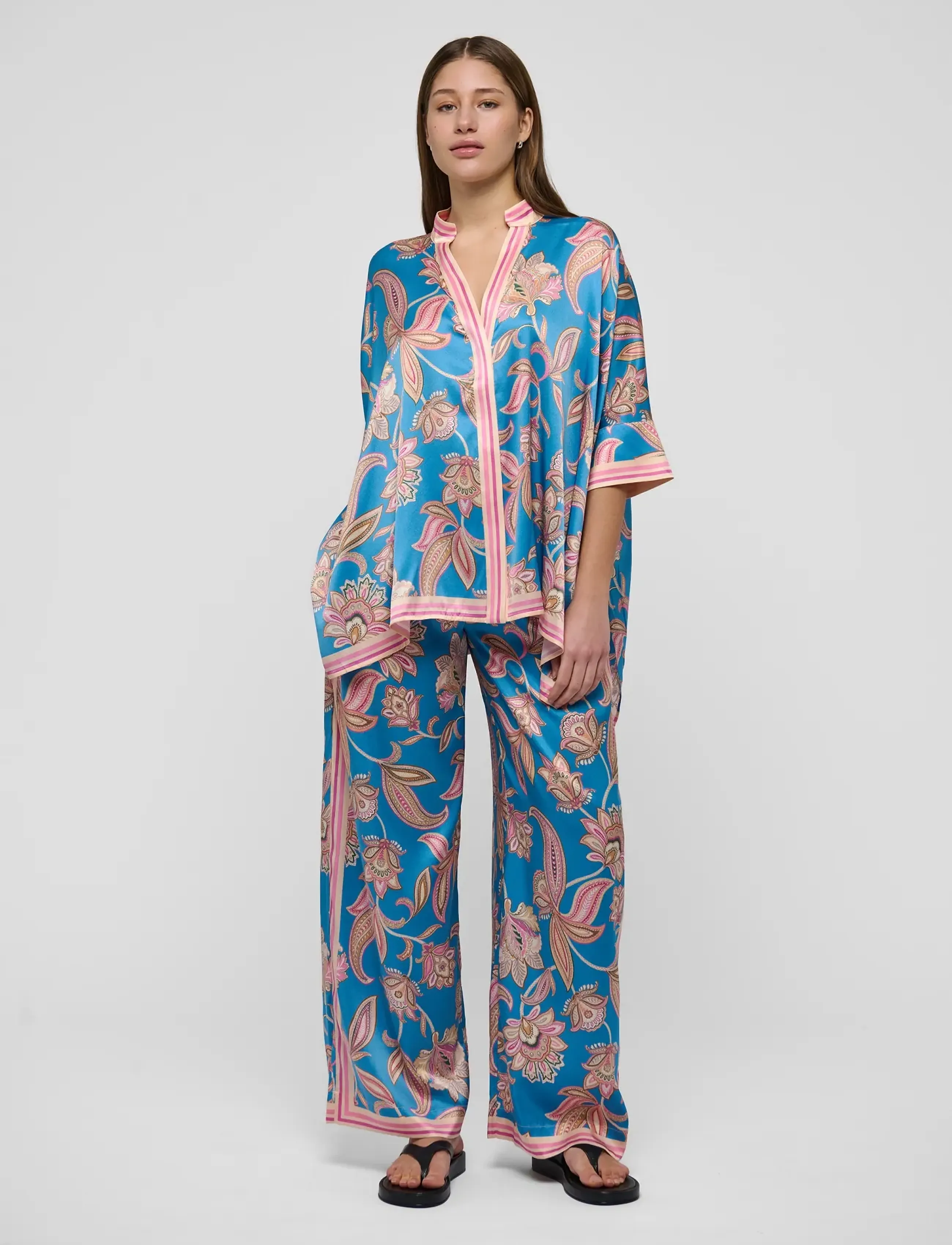 Dea Kudibal MANDYDEA - Blusen - GRAND PAISLEY OCEAN / blue