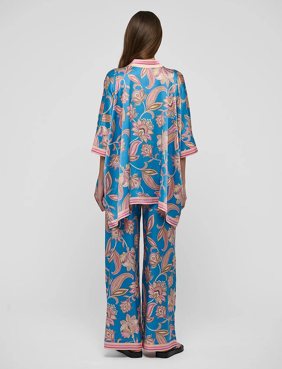 Dea Kudibal - MANDYDEA - kurzärmelige blusen - grand paisley ocean - 4