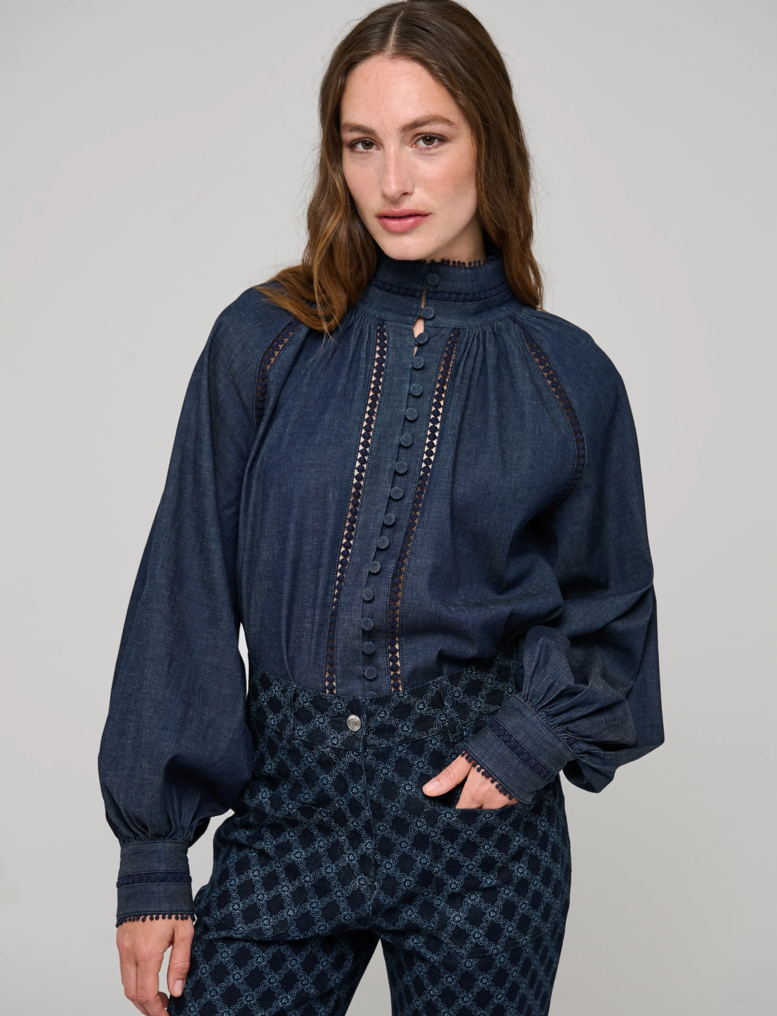 Dea Kudibal - MONIADEA - langärmelige blusen - chambray blue - 4