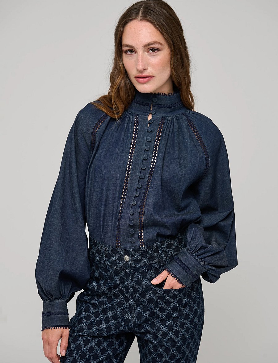 Dea Kudibal - MONIADEA - langärmelige blusen - chambray blue - 4