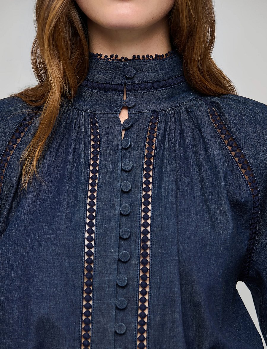 Dea Kudibal - MONIADEA - langärmelige blusen - chambray blue - 5