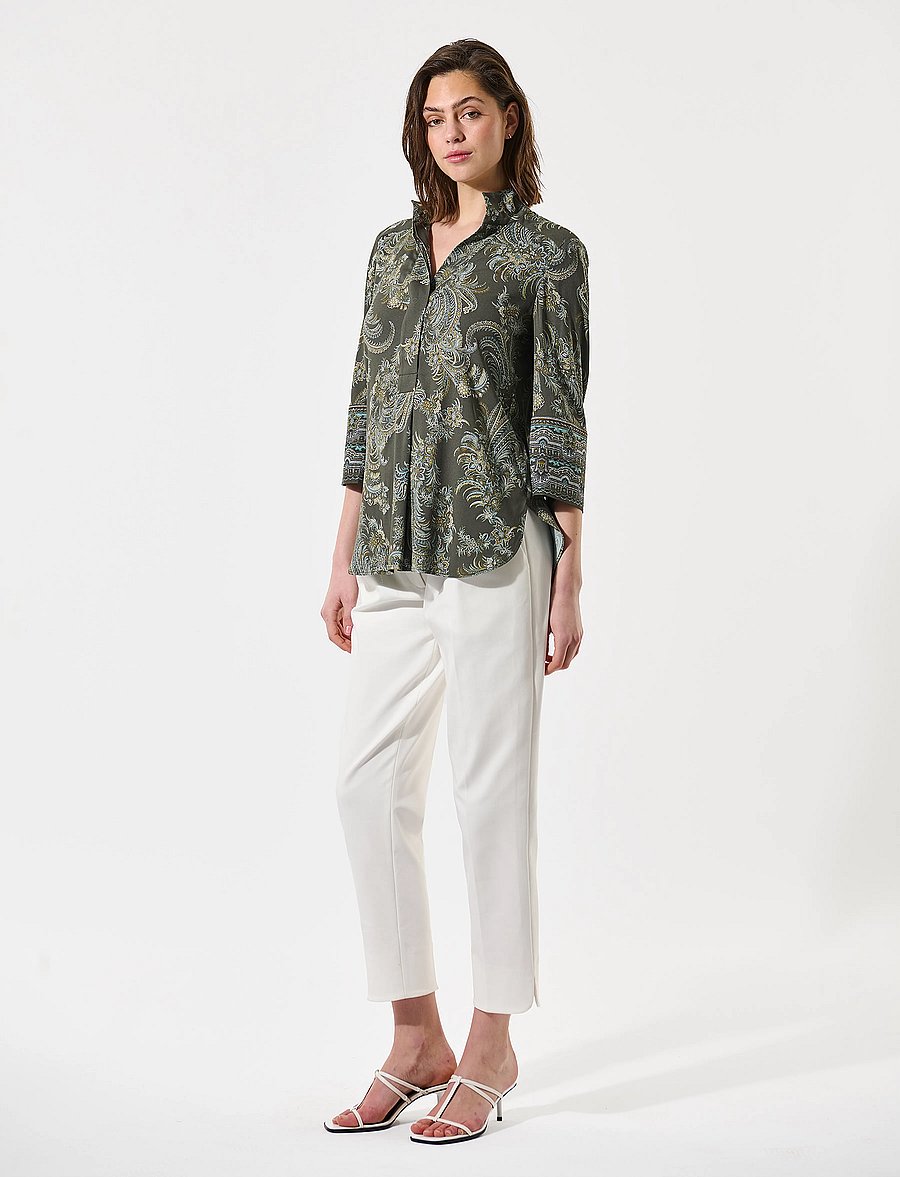 Dea Kudibal - KAMIDEA EV - long sleeved blouses - cachemir army - 3