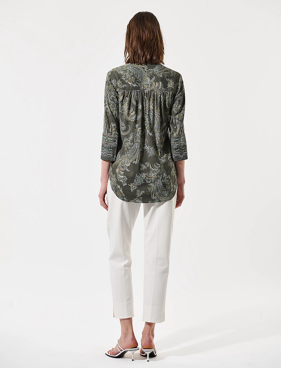 Dea Kudibal - KAMIDEA EV - long sleeved blouses - cachemir army - 4