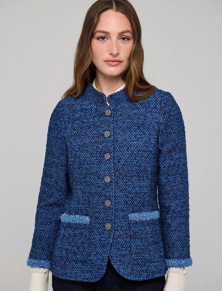 Dea Kudibal - EMELDADEA NS - frühlingsjacken - lurex blue - 4