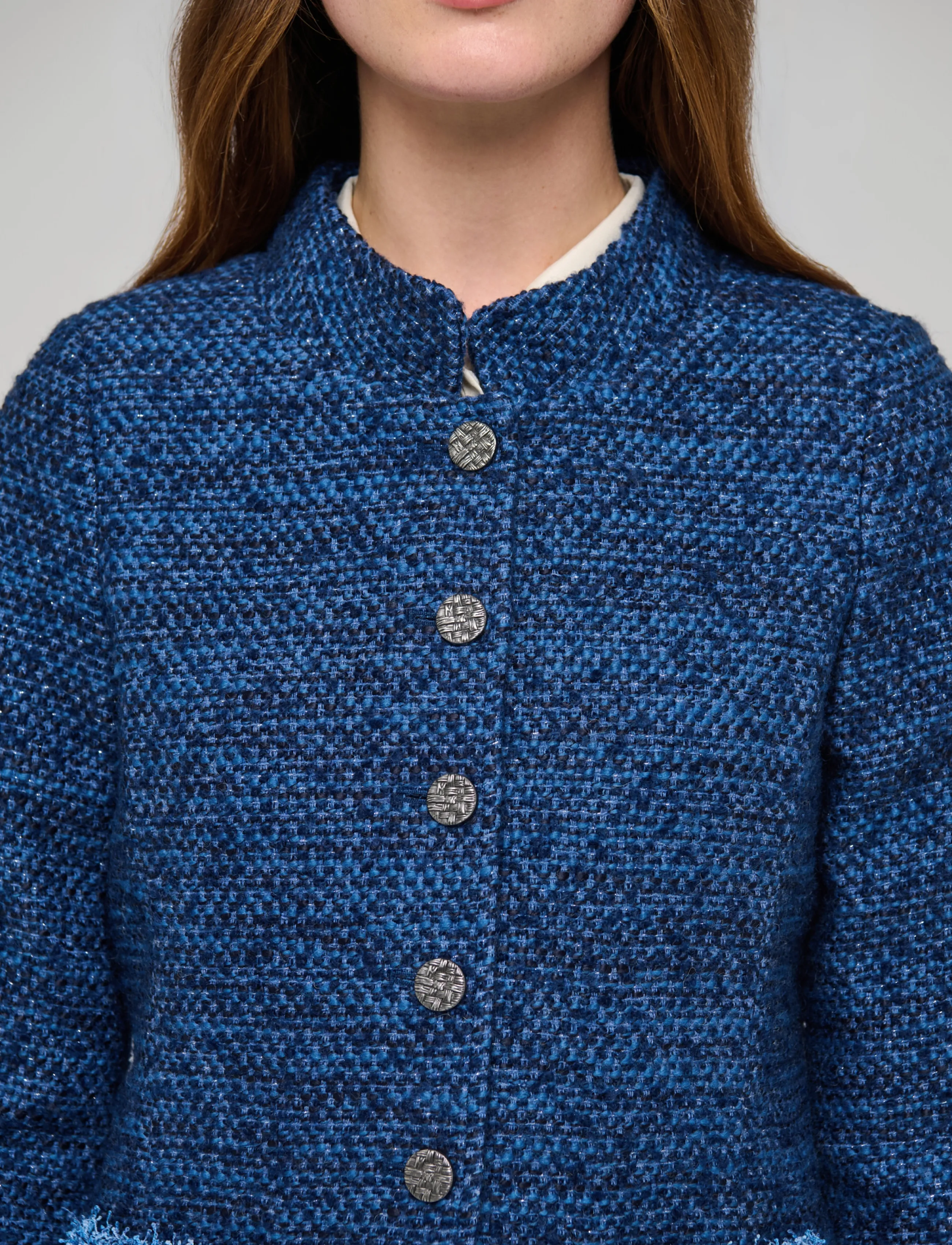 Dea Kudibal - EMELDADEA NS - frühlingsjacken - lurex blue - 5
