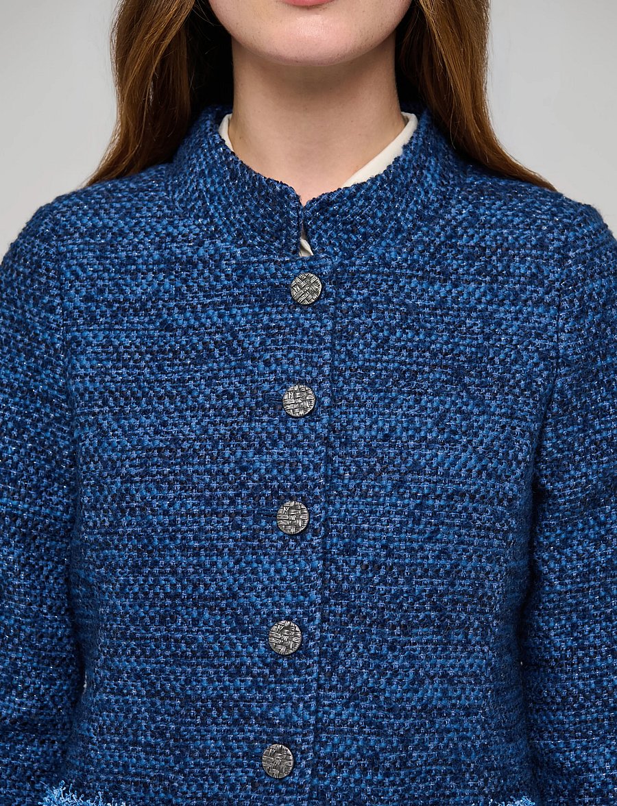 Dea Kudibal - EMELDADEA NS - frühlingsjacken - lurex blue - 5