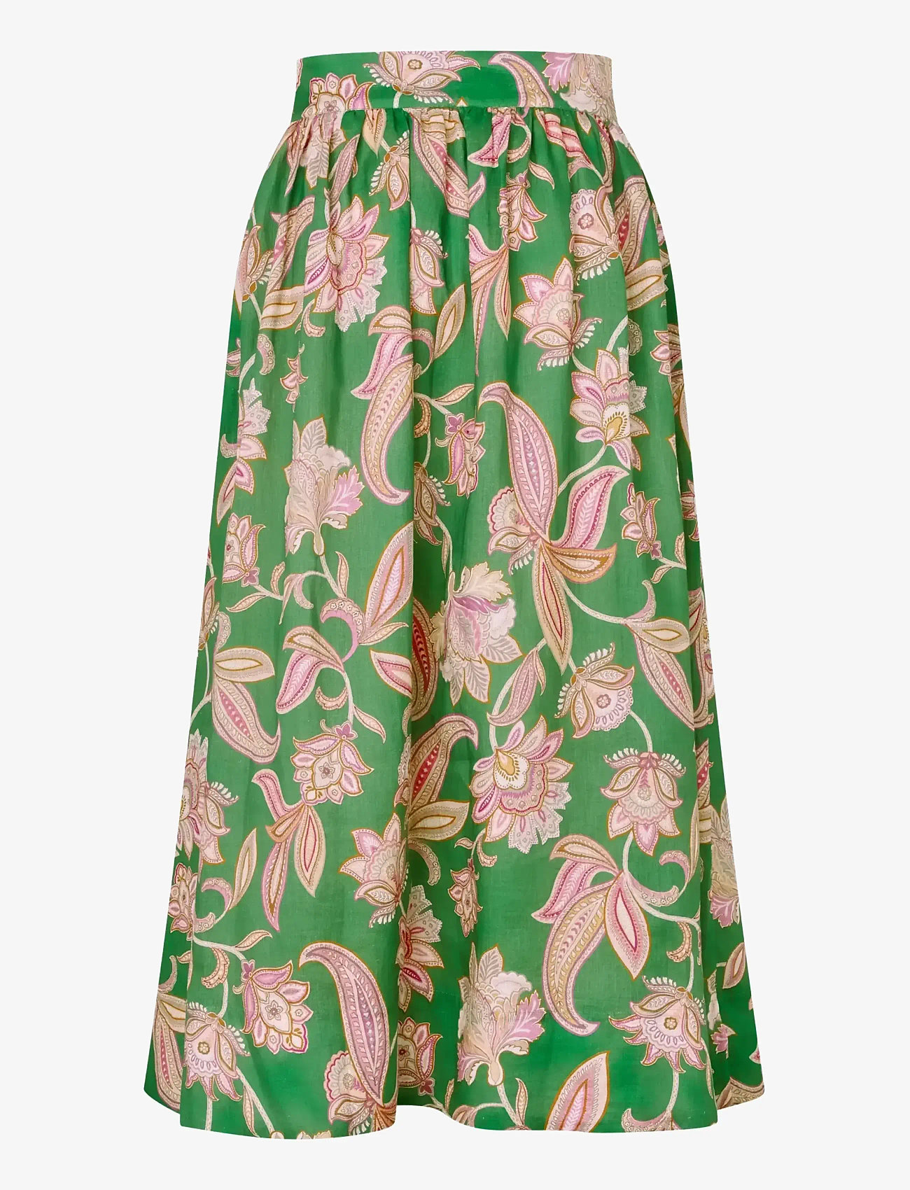 Dea Kudibal - EDDADEA NS - maxi skirts - paisley full green - 2