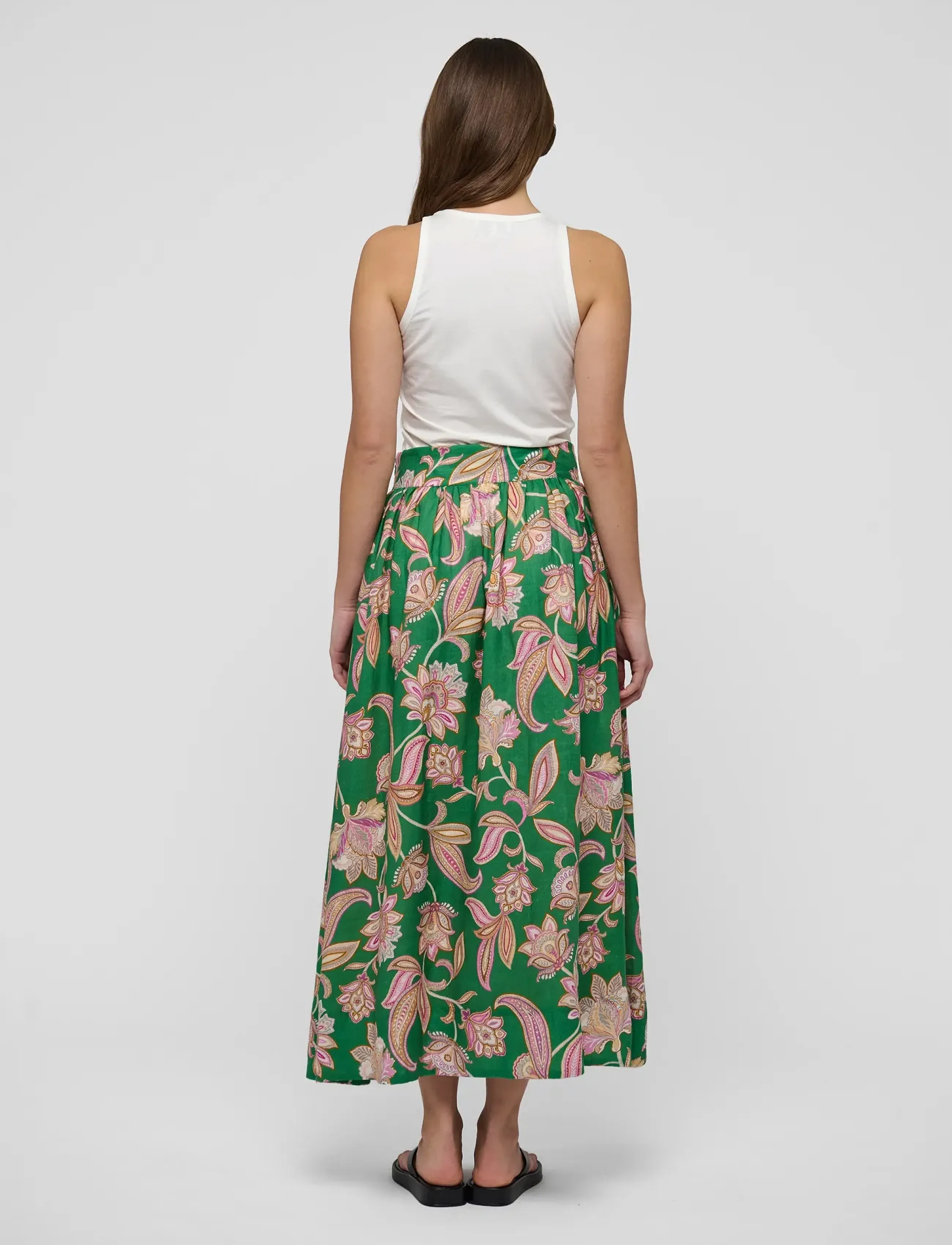 Dea Kudibal - EDDADEA NS - maksiseelikud - paisley full green - 4