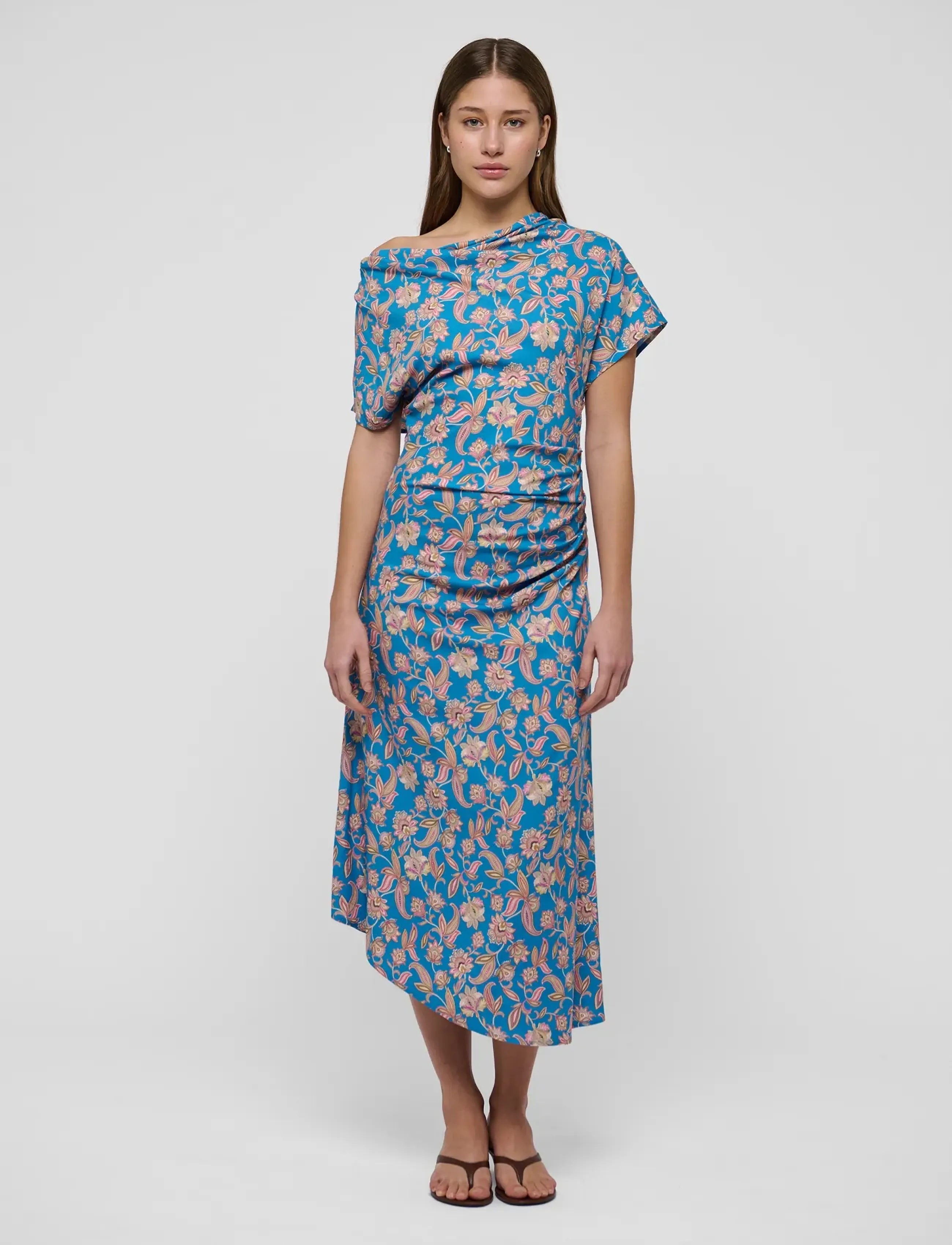 Dea Kudibal JACINTADEA EV - Midiklänningar - PAISLEY OCEAN / blue