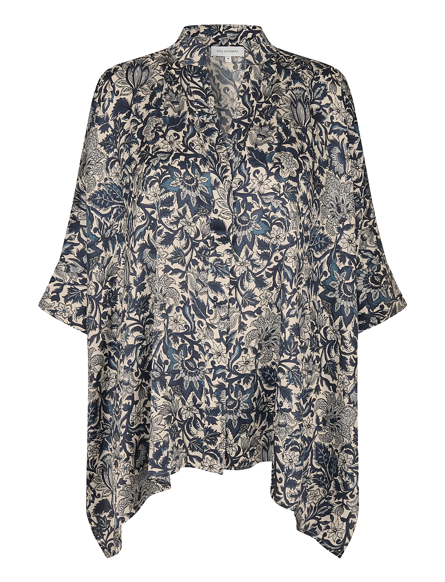 Dea Kudibal - MANDYDEA - kurzärmelige blusen - dentelle midnight - 1