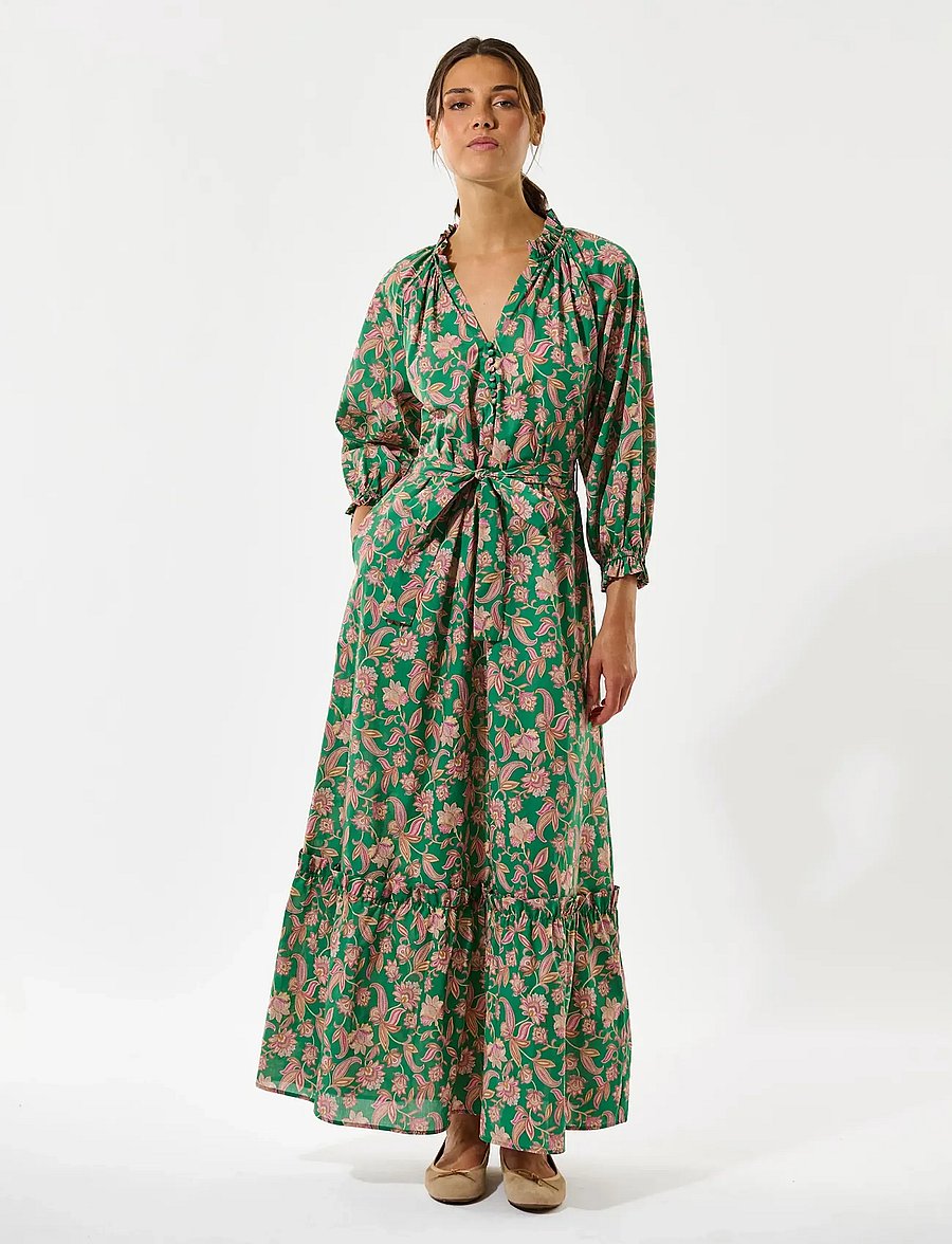 Dea Kudibal - TUSNELDADEA NS - sommerkjoler - paisley green - 0