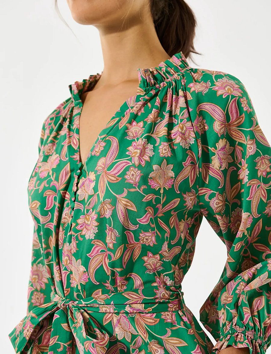 Dea Kudibal - TUSNELDADEA NS - sommerkjoler - paisley green - 5