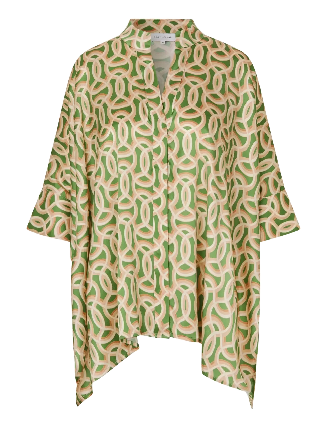 Dea Kudibal - MANDYDEA - lühikeste varrukatega pluusid - deuce green - 1