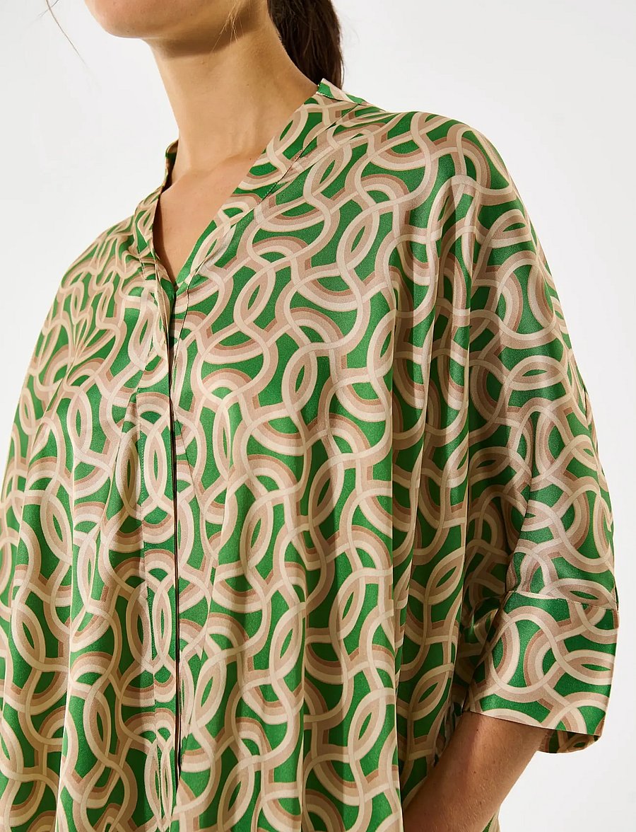 Dea Kudibal - MANDYDEA - lühikeste varrukatega pluusid - deuce green - 5