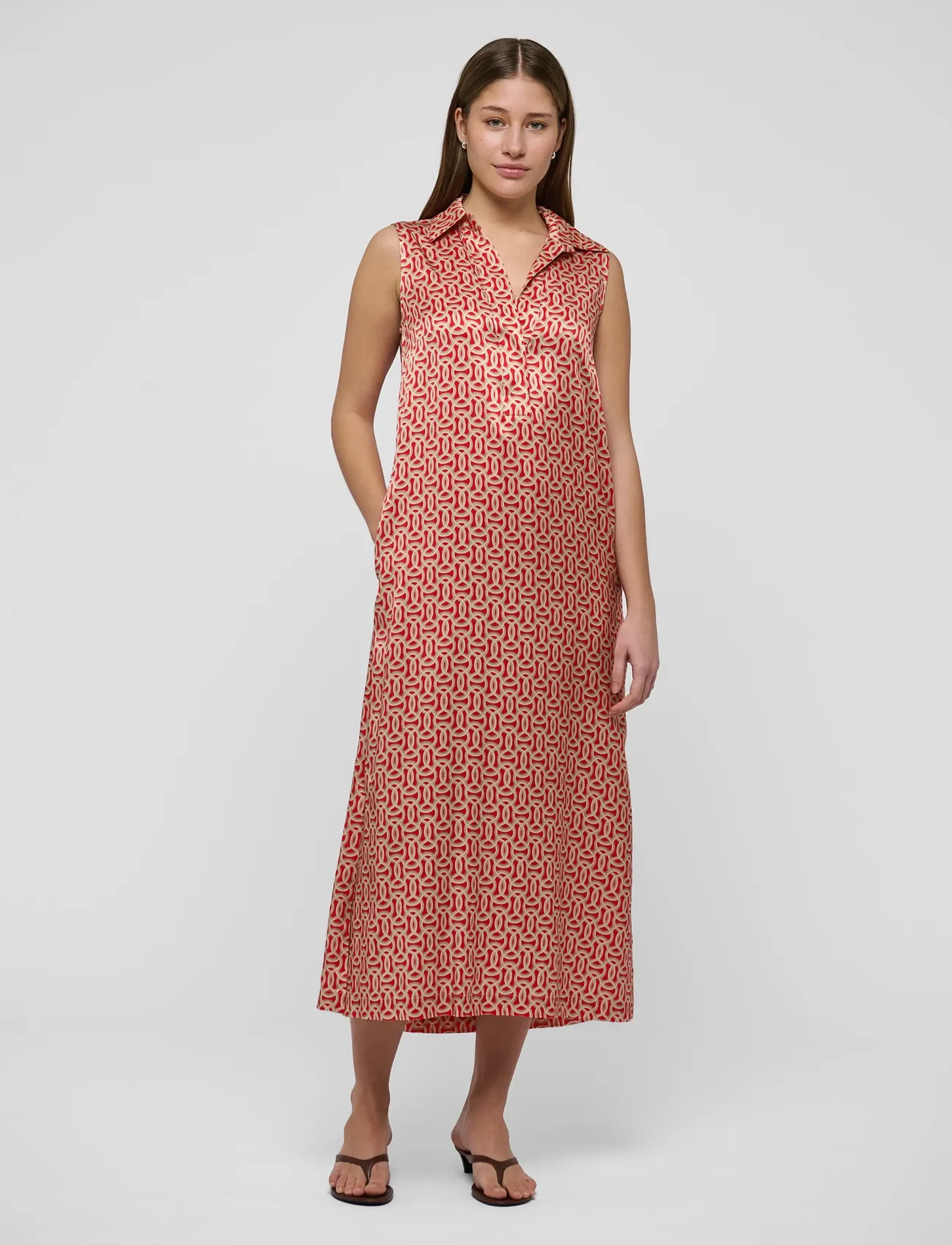 Dea Kudibal VALETTADEA - Skjortklänningar - L´OEUF RED / coral